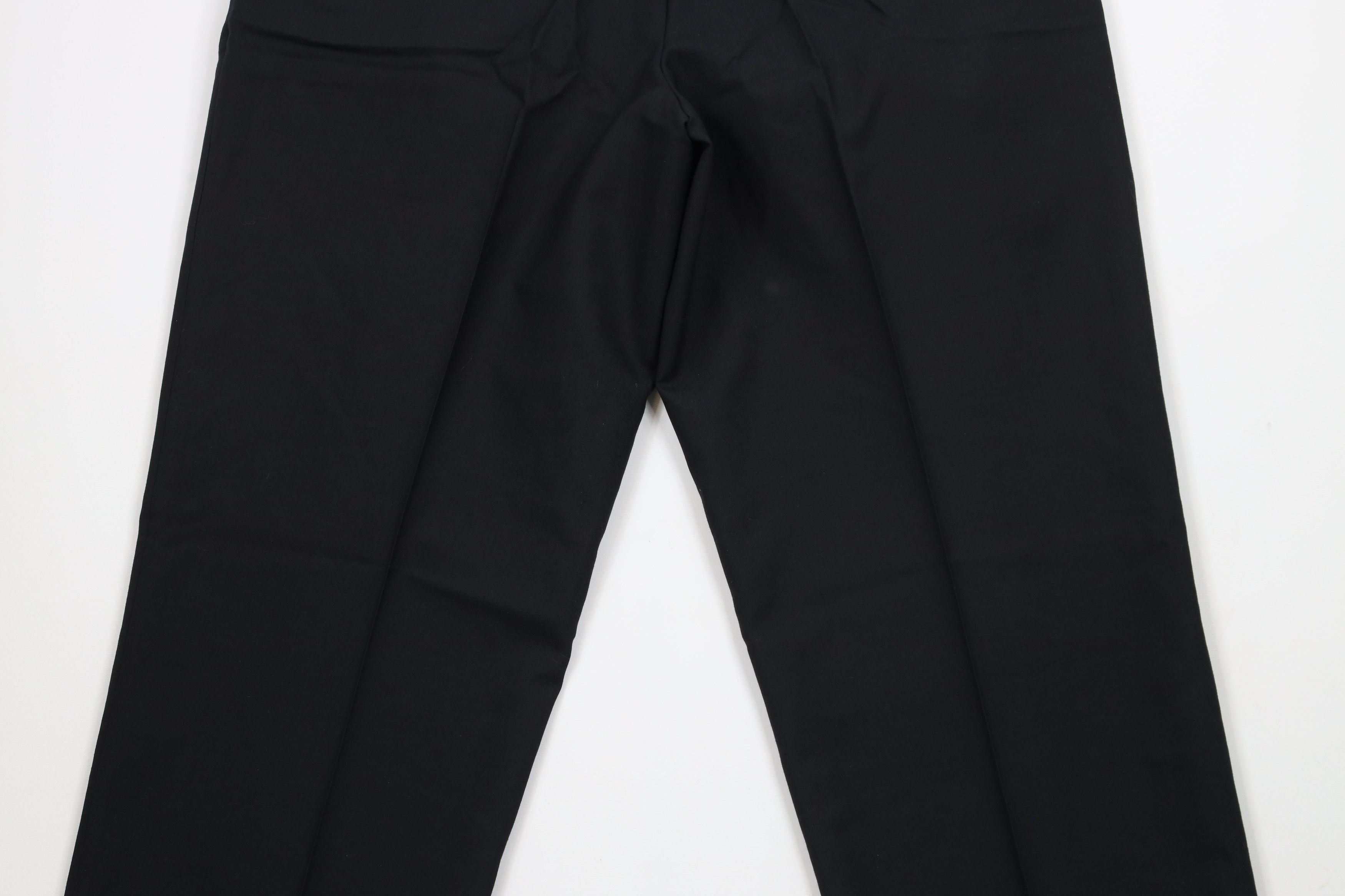 Lands' End × Vintage Vintage 90s Lands End Wide Leg Chino Pants Trousers Black Size US 36 / EU 52 - 11 Thumbnail