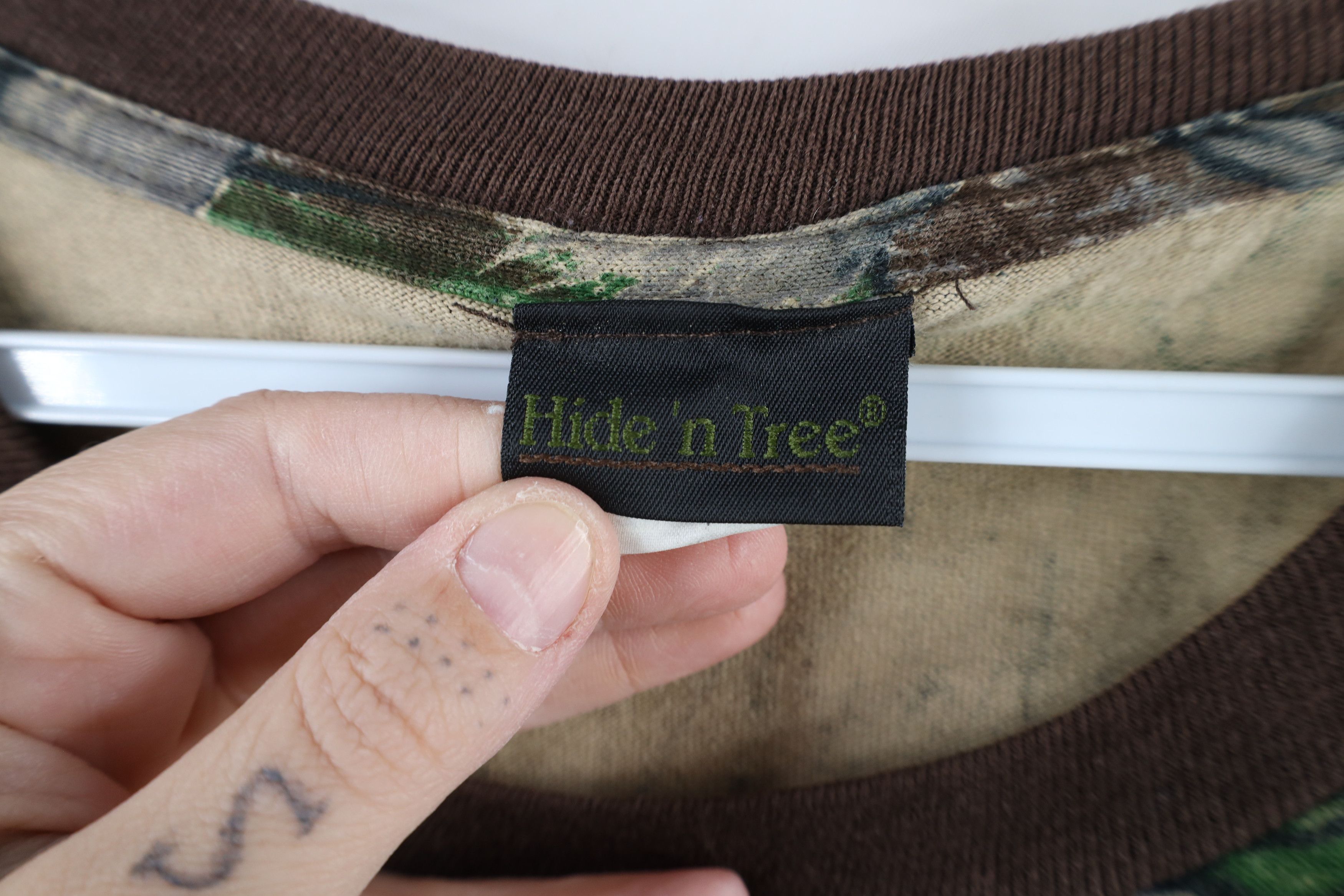 Vintage Vintage 90s Streetwear Camouflage Long Sleeve T-Shirt USA Size US XXL / EU 58 / 5 - 6 Thumbnail
