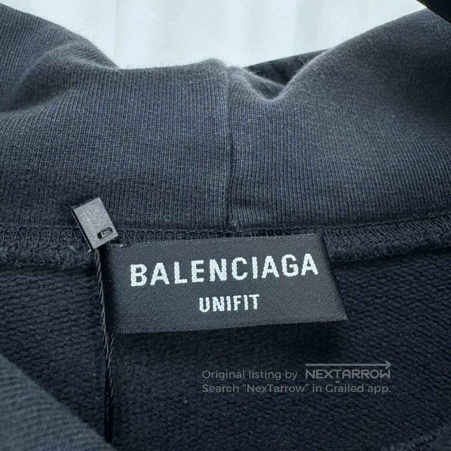 Balenciaga balenciaga printed hoodie in dark gray. Size US XL / EU 56 / 4 - 5 Thumbnail