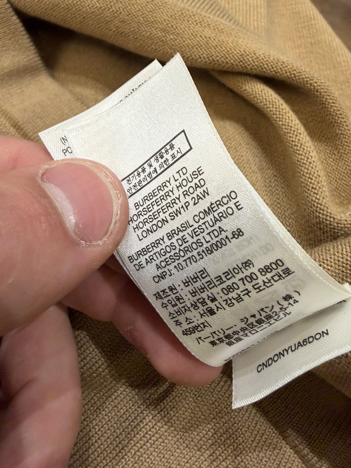 Burberry Burberry Wool Longsleeve Polo Size US M / EU 48-50 / 2 - 6 Thumbnail