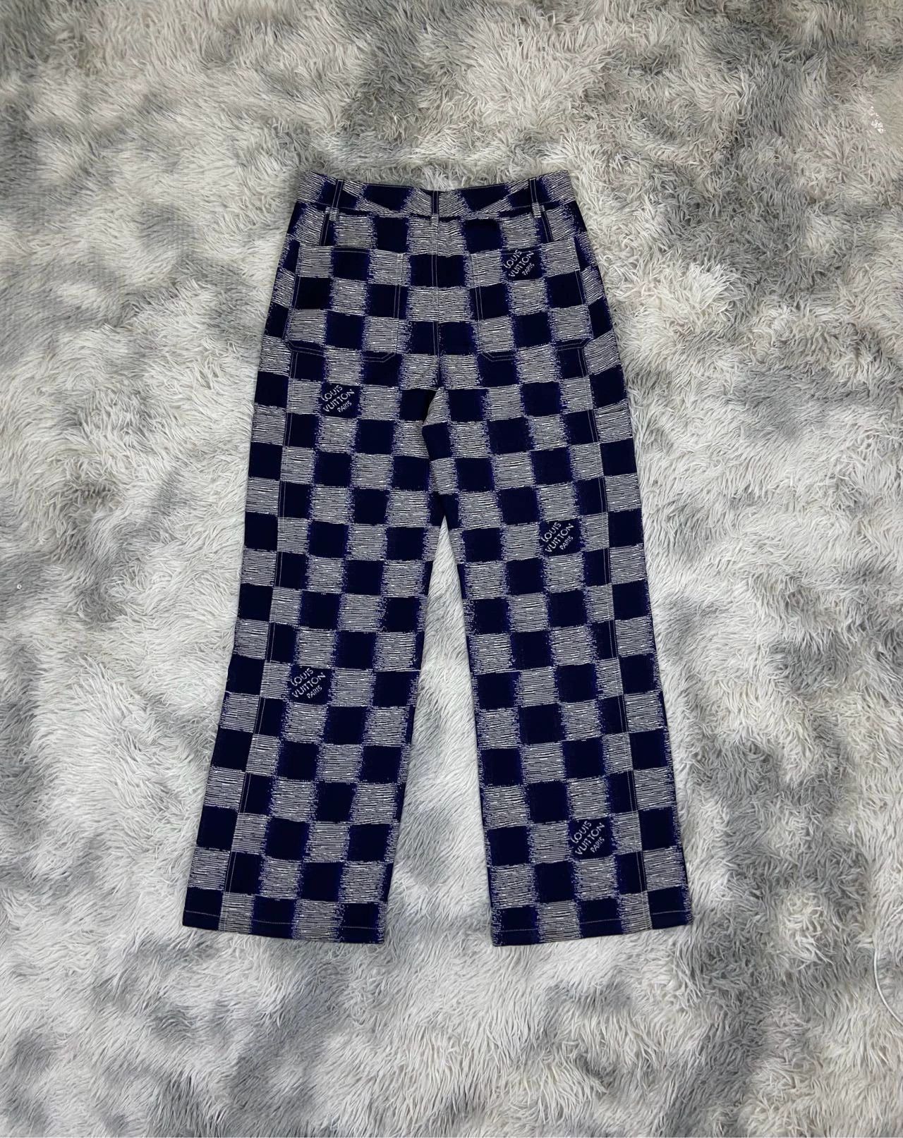 Louis Vuitton louis vuitton checkered long pants with tags Size US 34 / EU 50 - 2 Thumbnail