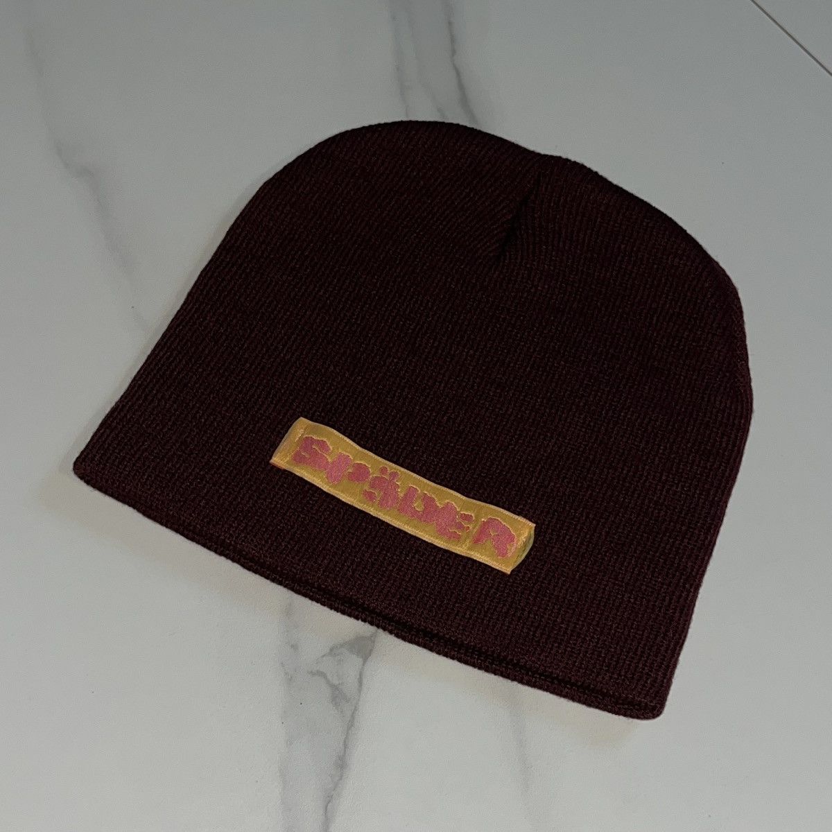 Sp5der Spider Worldwide Sp5der Longlegs Beanie Maroon FW21 Size ONE SIZE - 2 Thumbnail