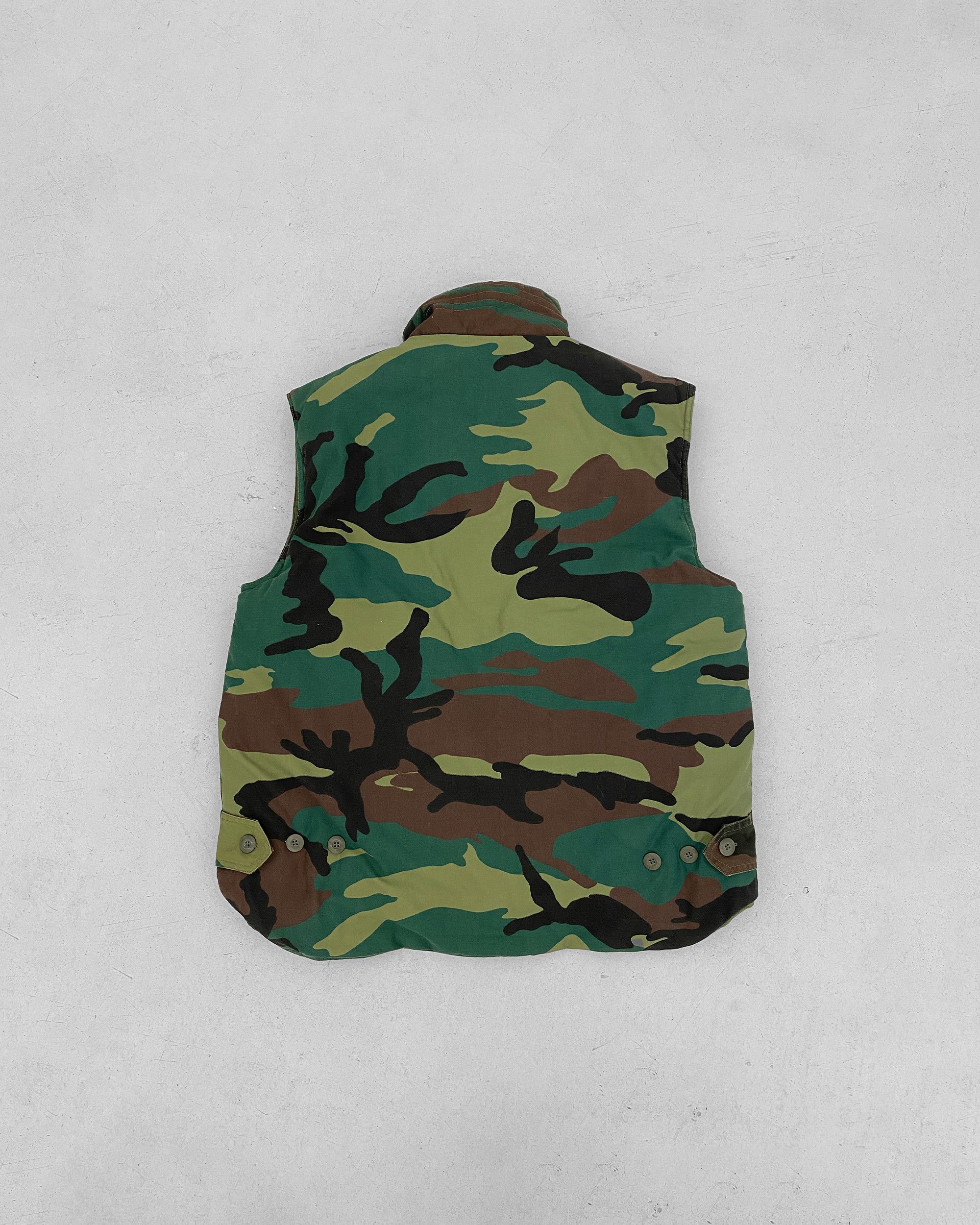 Vintage 1990s U.S.M.C. Survival M-89 Camo Padded Vest Size US M / EU 48-50 / 2 - 2 Thumbnail