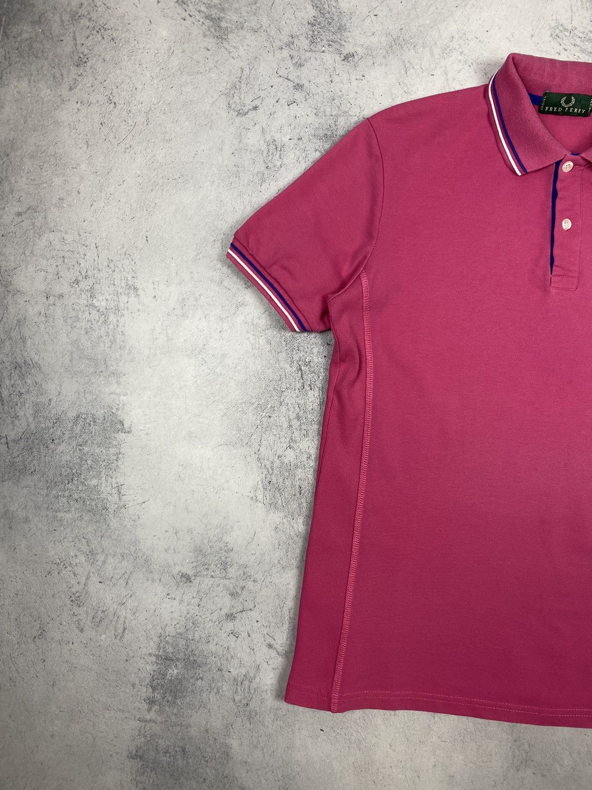 Fred Perry Fred Perry Embroidered Logo Polo Shirt Pink Size M Size US M / EU 48-50 / 2 - 3 Thumbnail