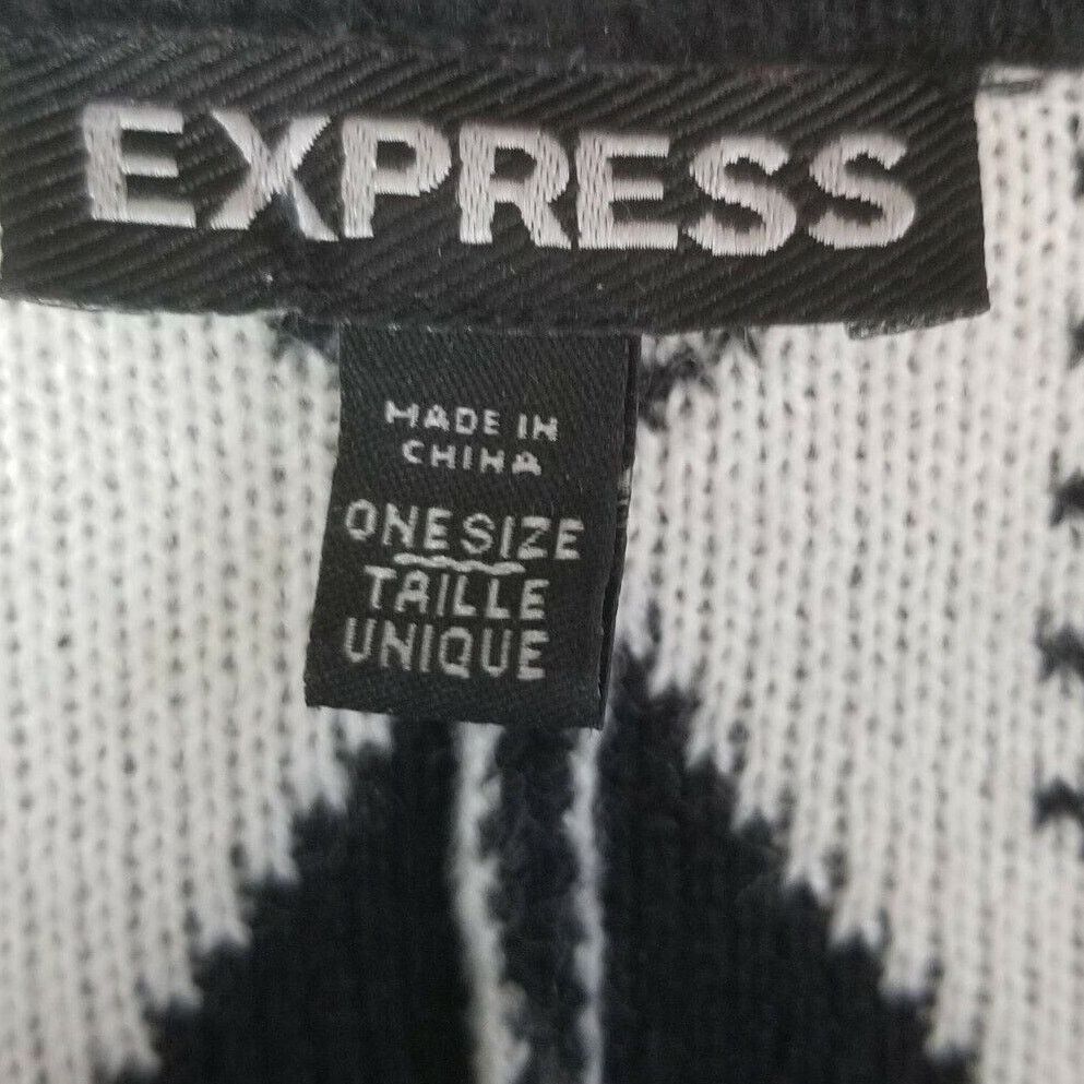 Express Express Hooded Aztec Poncho Sweater OS Southwestern Tribal Size XL / US 12-14 / IT 48-50 - 6 Thumbnail