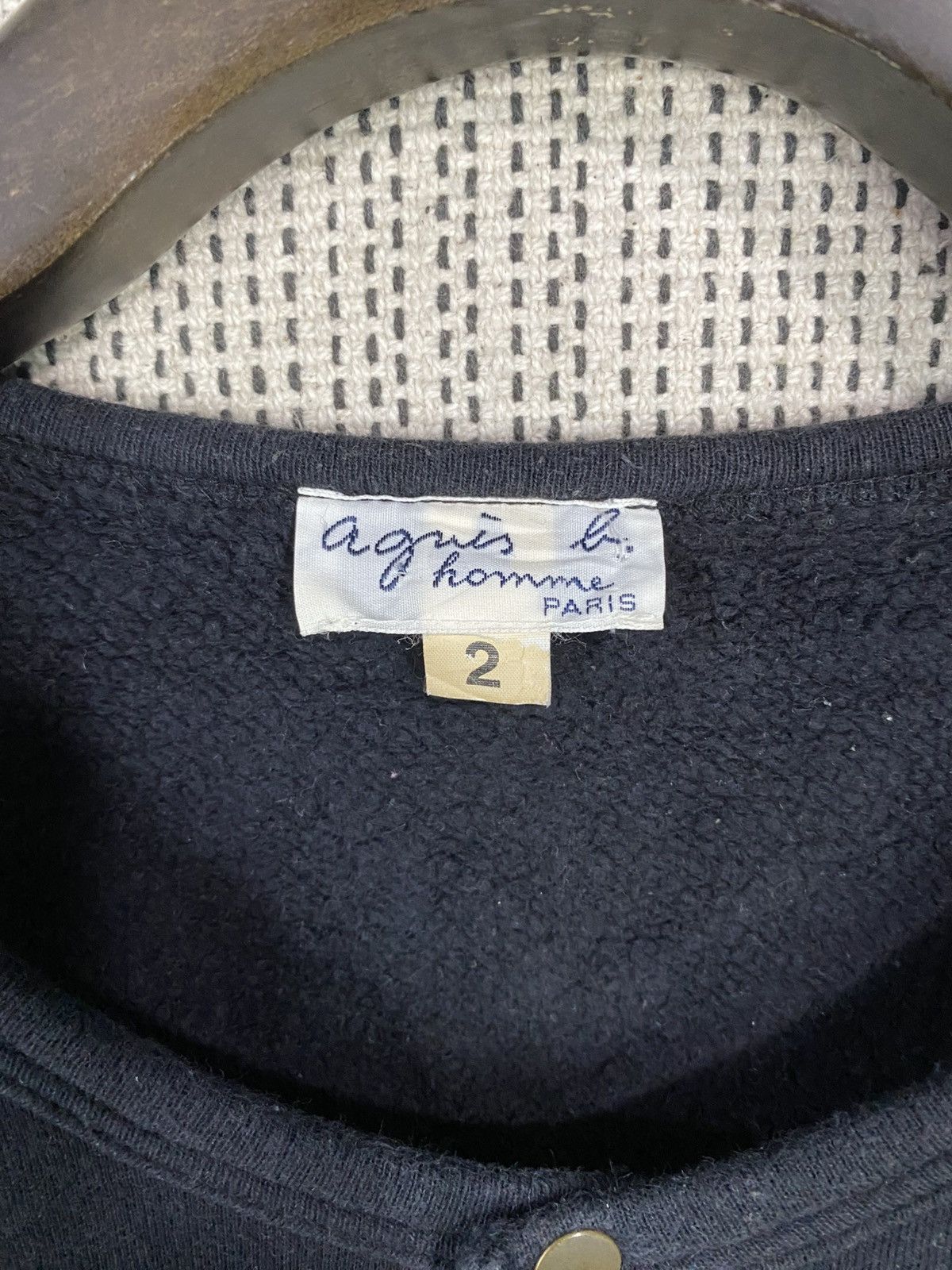 agnes b. Vintage agnes b sweater snap button size 2 Size L / US 10 / IT 46 - 5 Thumbnail