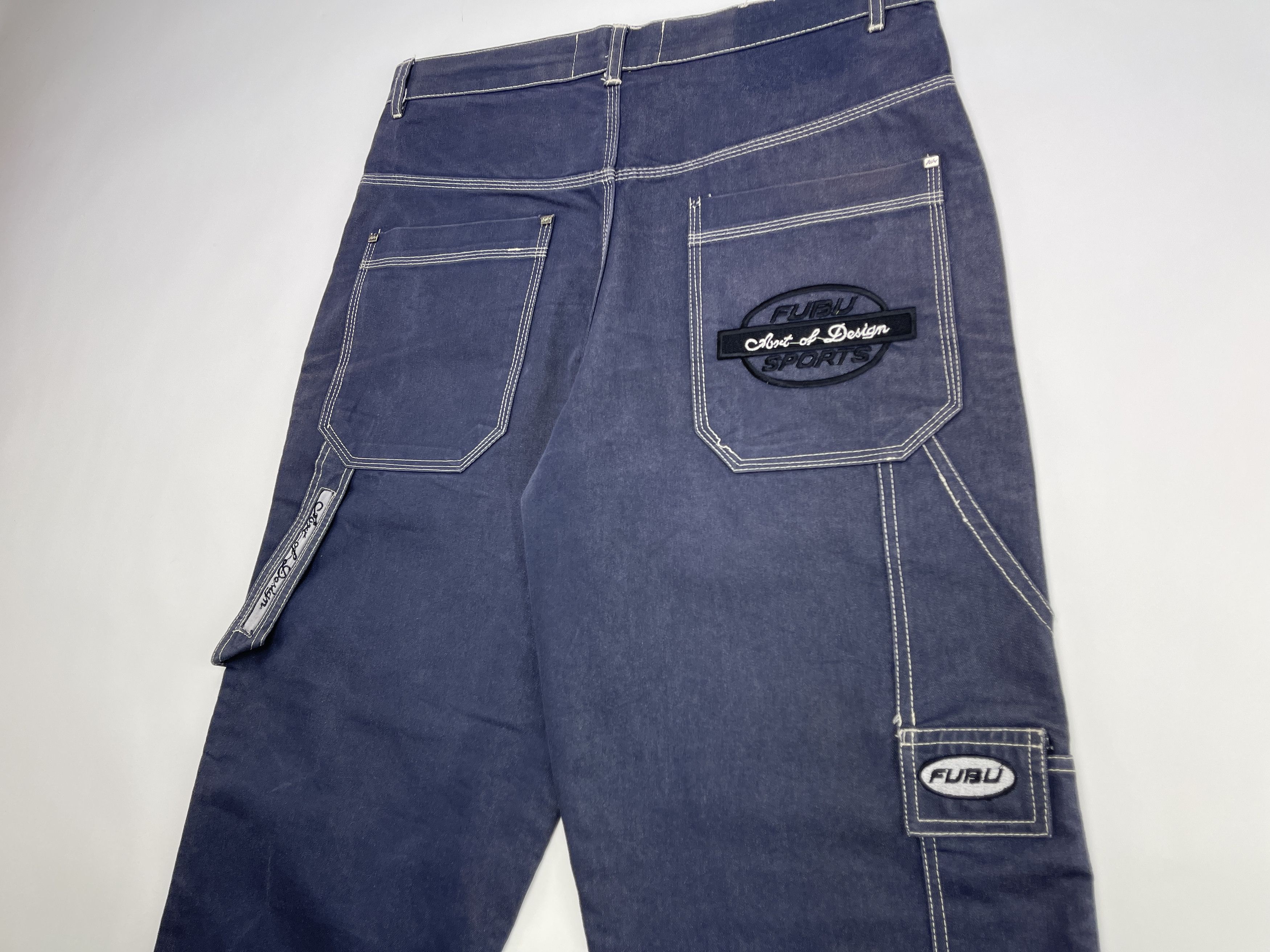 Fubu FUBU jeans, vintage baggy jeans, 90s hip hop skater Y2K 34 Size US 34 / EU 50 - 5 Thumbnail