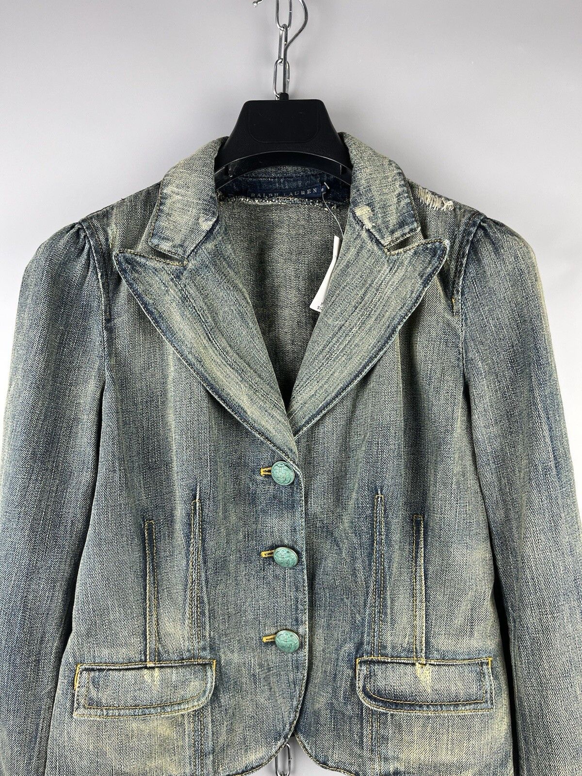Polo Ralph Lauren Vintage Ralph Lauren Cotton 12 OZ Denim Blazer Jacket Size M / US 6-8 / IT 42-44 - 3 Thumbnail