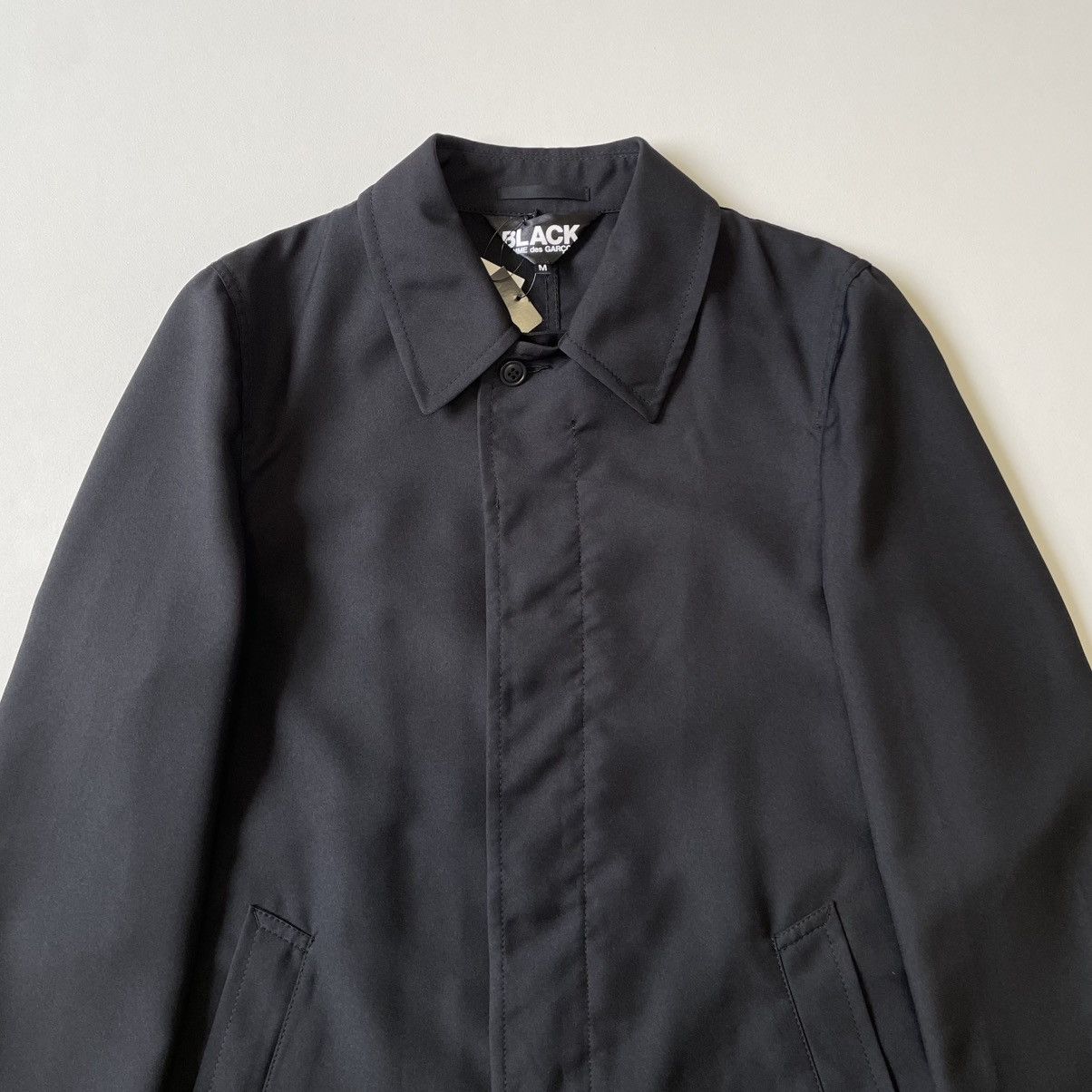 Comme des Garcons S/S 13 Black Nylon Mac Jacket Size US M / EU 48-50 / 2 - 3 Thumbnail