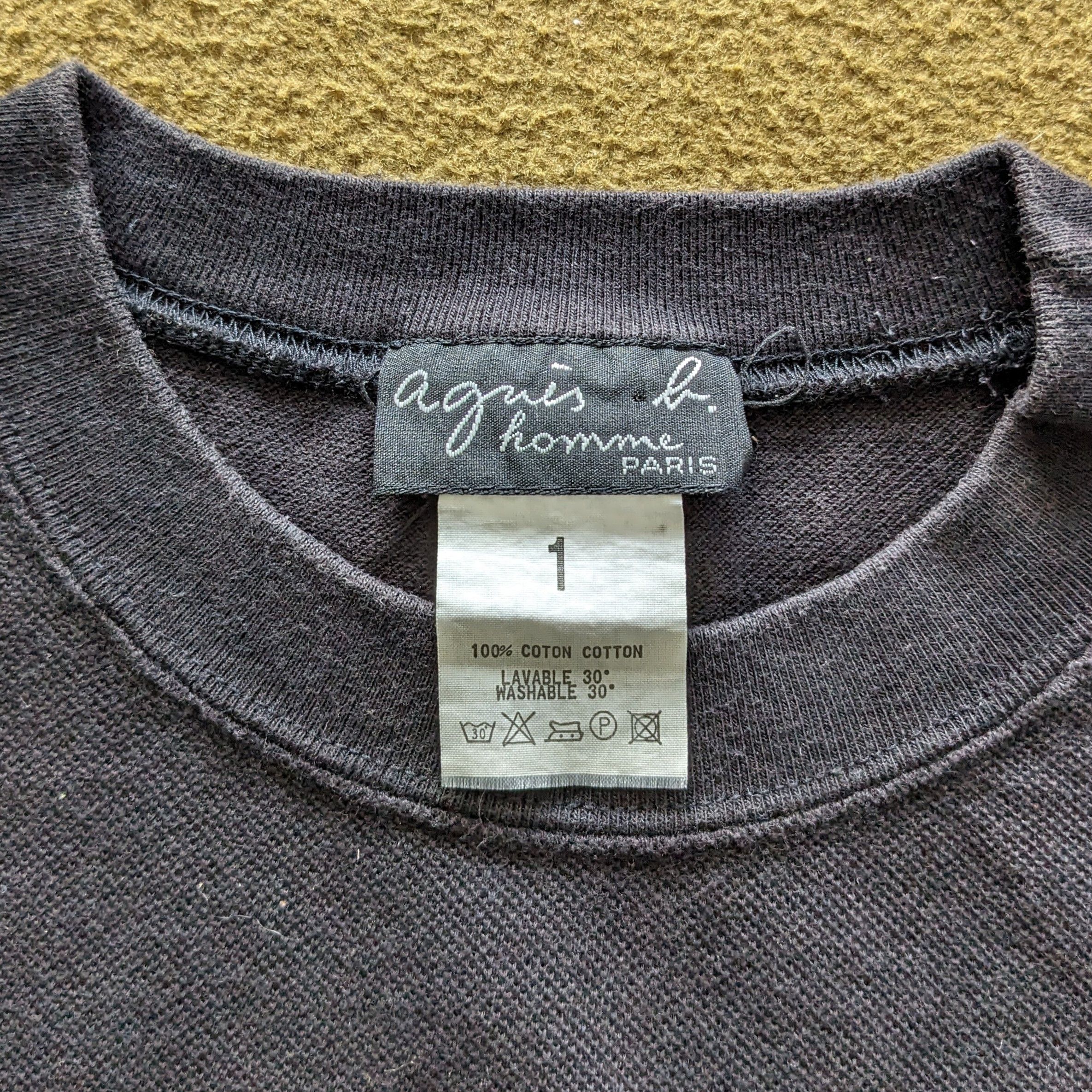 トップス 90s old agnes b homme paris cotton knit 1990s agnes b. homme CROPPED KNIT | Pay ID