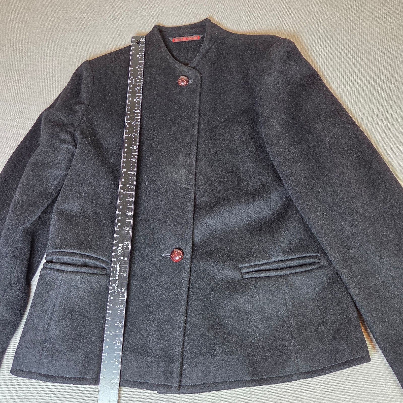 Vintage Mackintosh Vintage Wool Jacket Womens 8 USA Made Union ILGWU Size M / US 6-8 / IT 42-44 - 11 Thumbnail