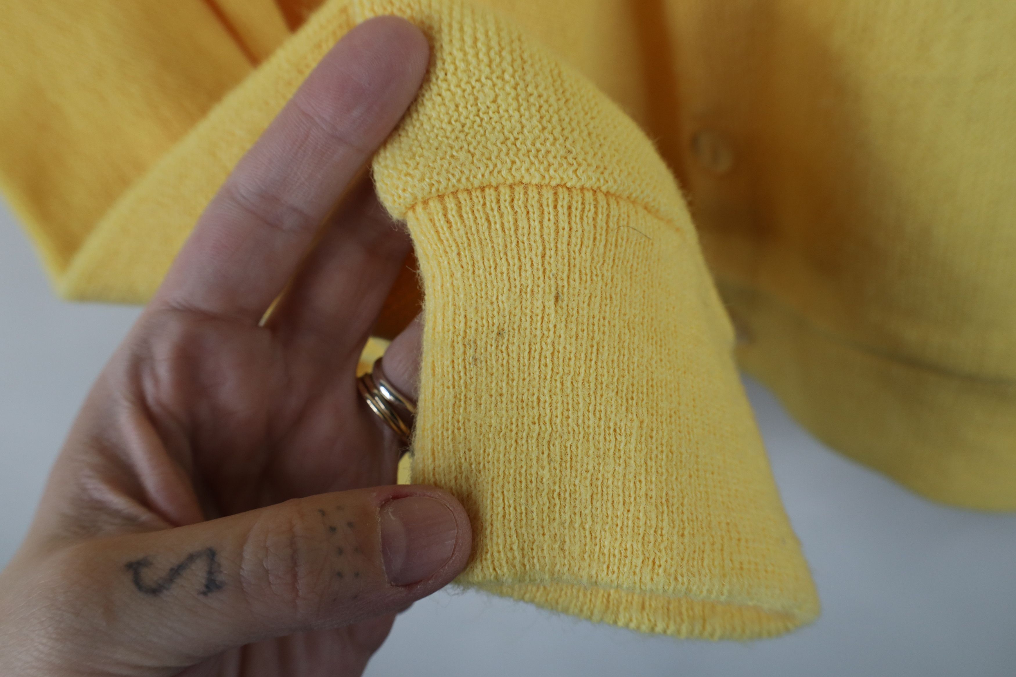Vintage Vintage 70s Steelers Football Knit Cardigan Sweater USA Size US L / EU 52-54 / 3 - 8 Thumbnail