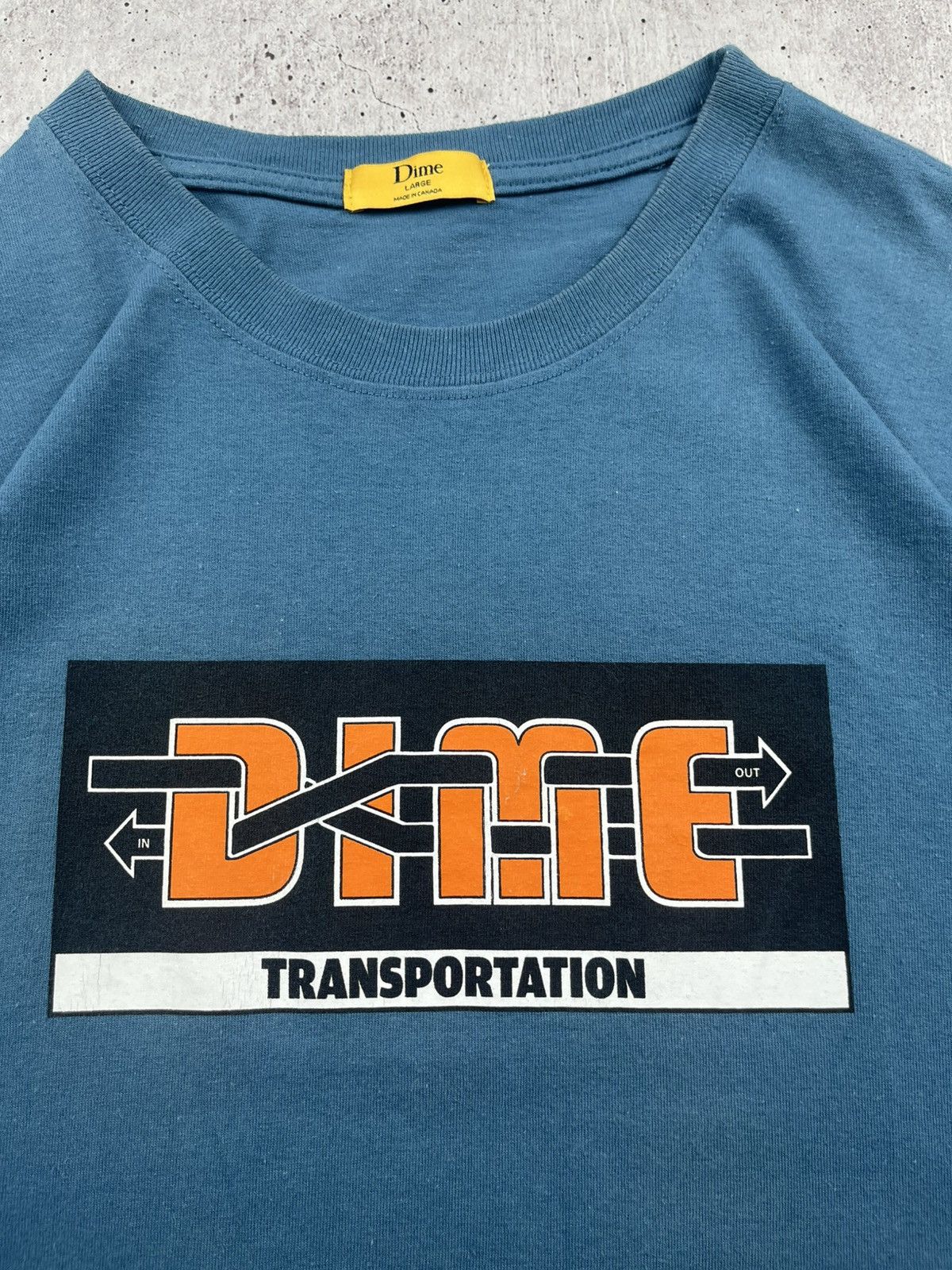 Dime Dime Transportation T-Shirt Real Teal Size US L / EU 52-54 / 3 - 6 Thumbnail