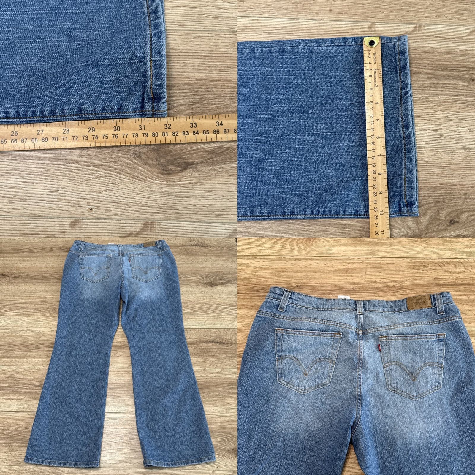 Levi's Levi's 515 Women's Jeans Size 20 Plus High-Rise Blue Denim Bootcut Stretch Pants Size 42" / US 20 - 8 Thumbnail