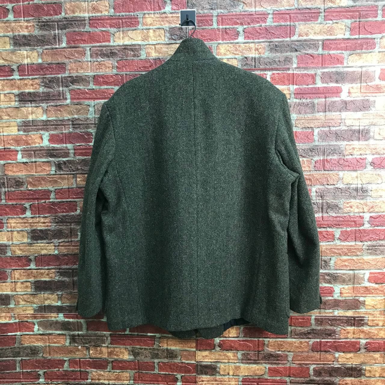 L.L. Bean Vintage 90s L.L. Bean Wool Herringbone Chore Quilted Field Size US XL / EU 56 / 4 - 5 Thumbnail