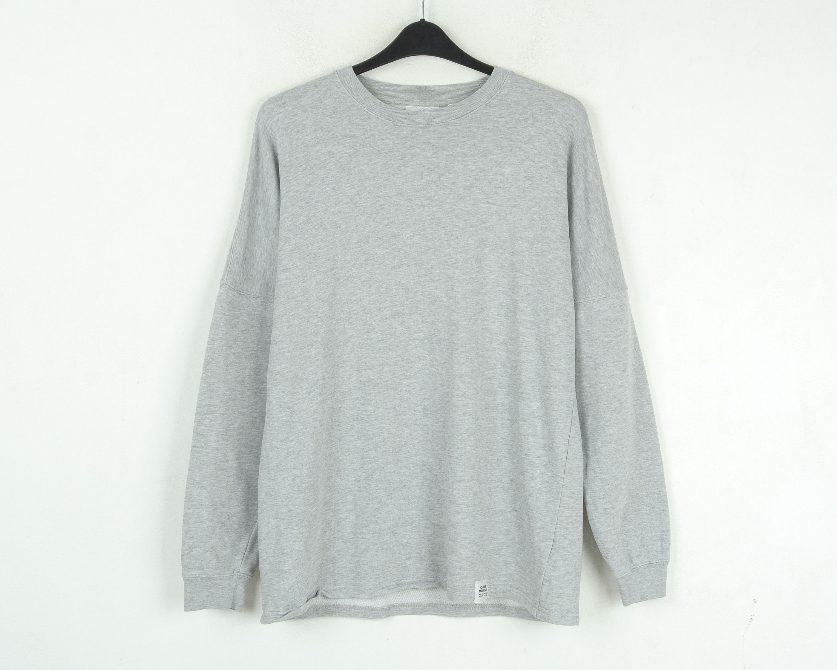 Cheap Monday Zone Sweat Jumper Pullover Sweatshirt Crew Neck Grey Active Size US M / EU 48-50 / 2 - 1 Thumbnail