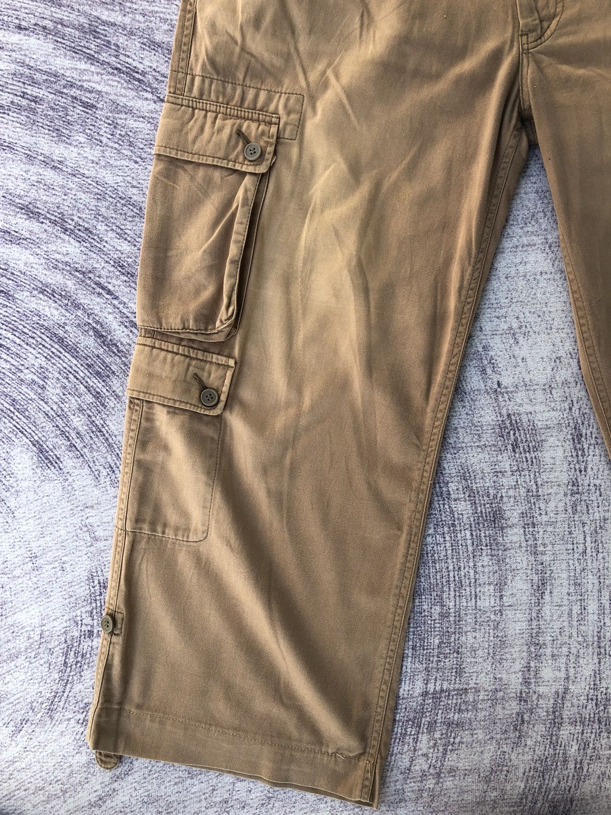 Japanese Brand Faded Cargo Baggie Lindstorm Multipocket Tactical Size US 29 - 5 Thumbnail