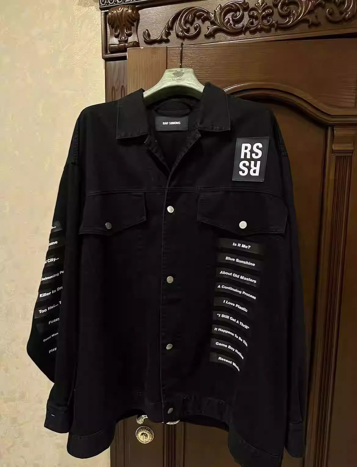 Raf Simons Archive 18SS Floral Denim Jacket