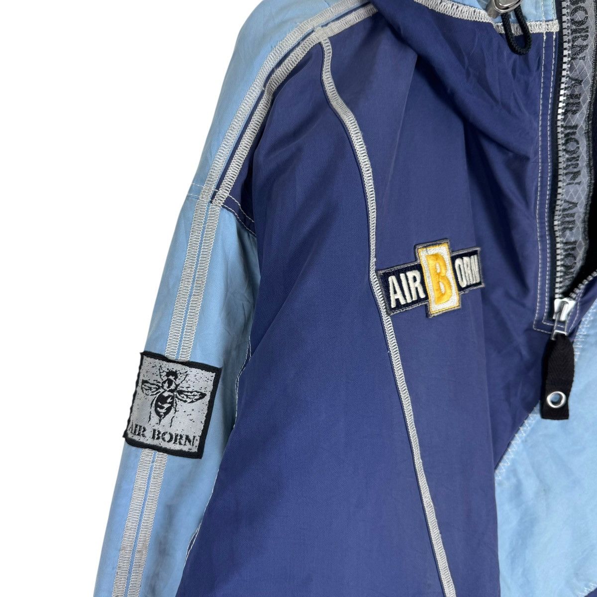 Japanese Brand 🌟AIRBORN HOODIE SKI ANORAK JACKET Size US L / EU 52-54 / 3 - 7 Thumbnail