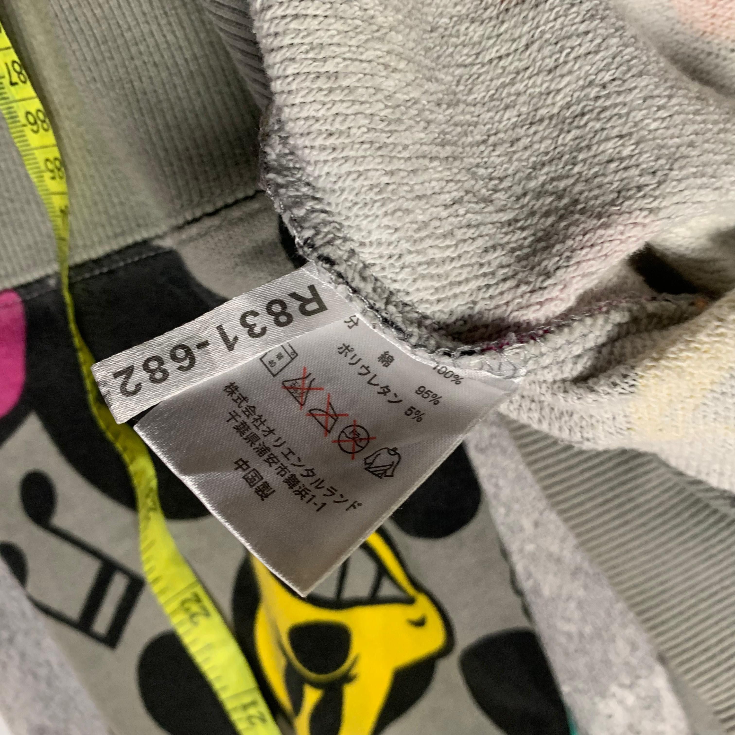 Disney Disney Mickey Full Print Zipper Hoodie Size US L / EU 52-54 / 3 - 6 Thumbnail