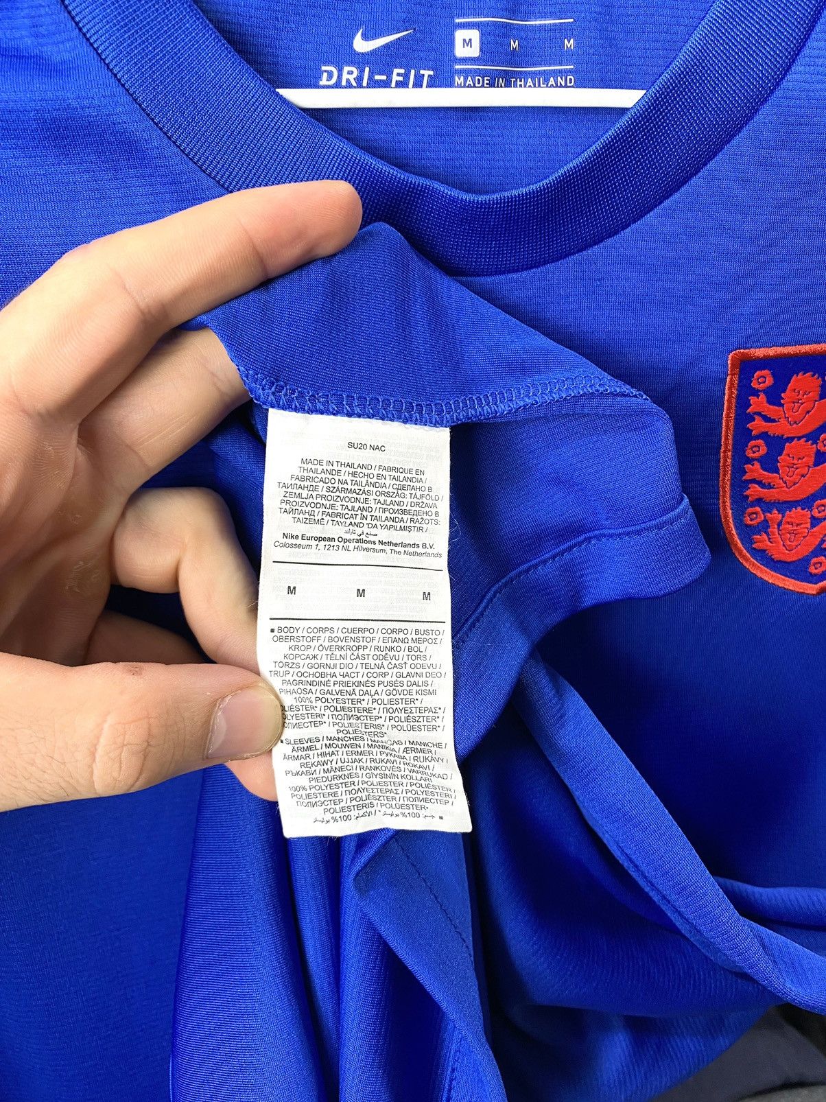 Nike Nike England Soccer Jersey T Shirt Football Size US M / EU 48-50 / 2 - 8 Thumbnail