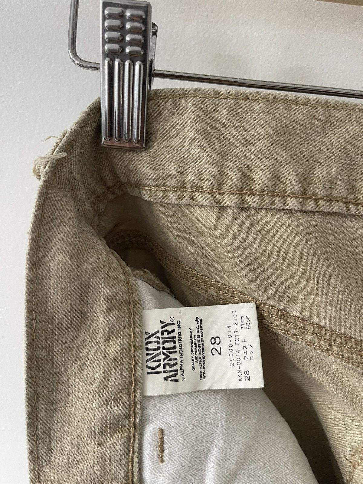 Alpha Industries Rare Vintage KNOX ARMORY by ALPHA INDUSTRIES Tactical Cargo Size US 28 / EU 44 - 12 Thumbnail