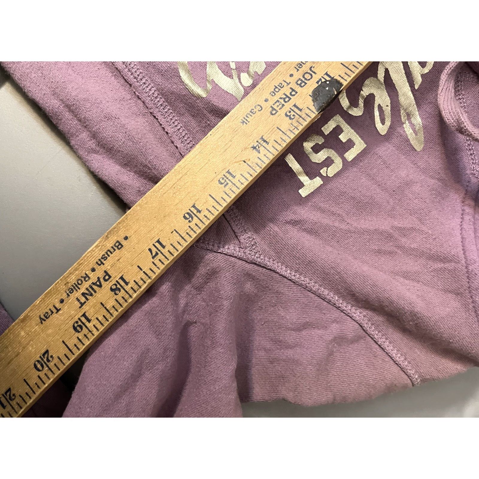 American Eagle Outfitters American Eagle Pullover Hoodie Womens Medium Purple Solid Activewear Size M / US 6-8 / IT 42-44 - 5 Thumbnail