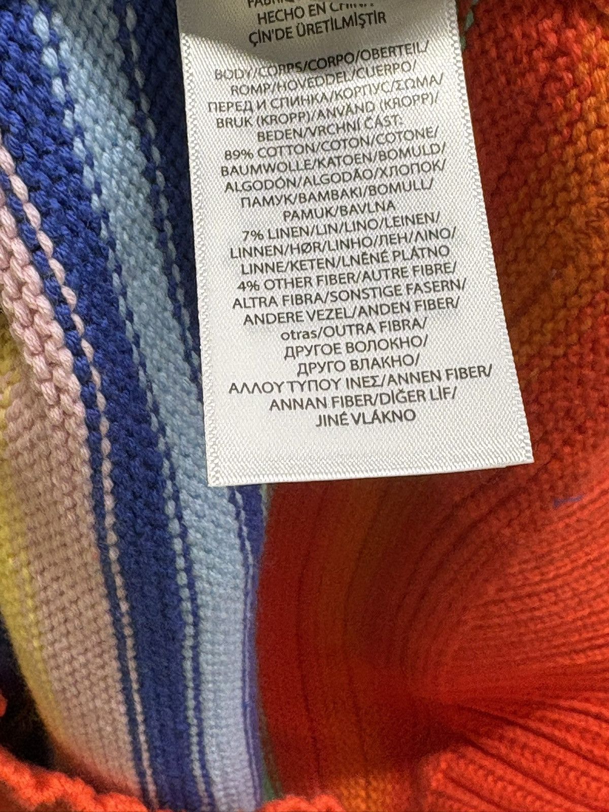 Polo Ralph Lauren Orange Striped Cotton Linen Sweater Ralph Lauren S Size US S / EU 44-46 / 1 - 7 Thumbnail