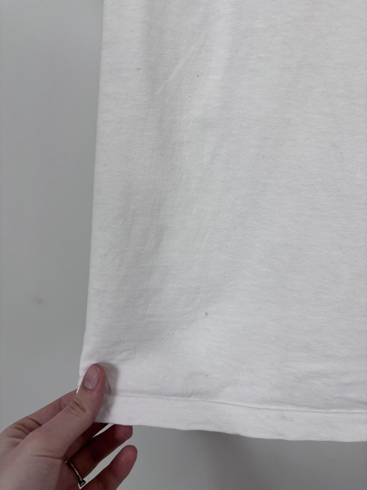 Disney Vintage 1990s Disneyland USA Big Logo White T-Shirt Tee Size US XL / EU 56 / 4 - 8 Thumbnail