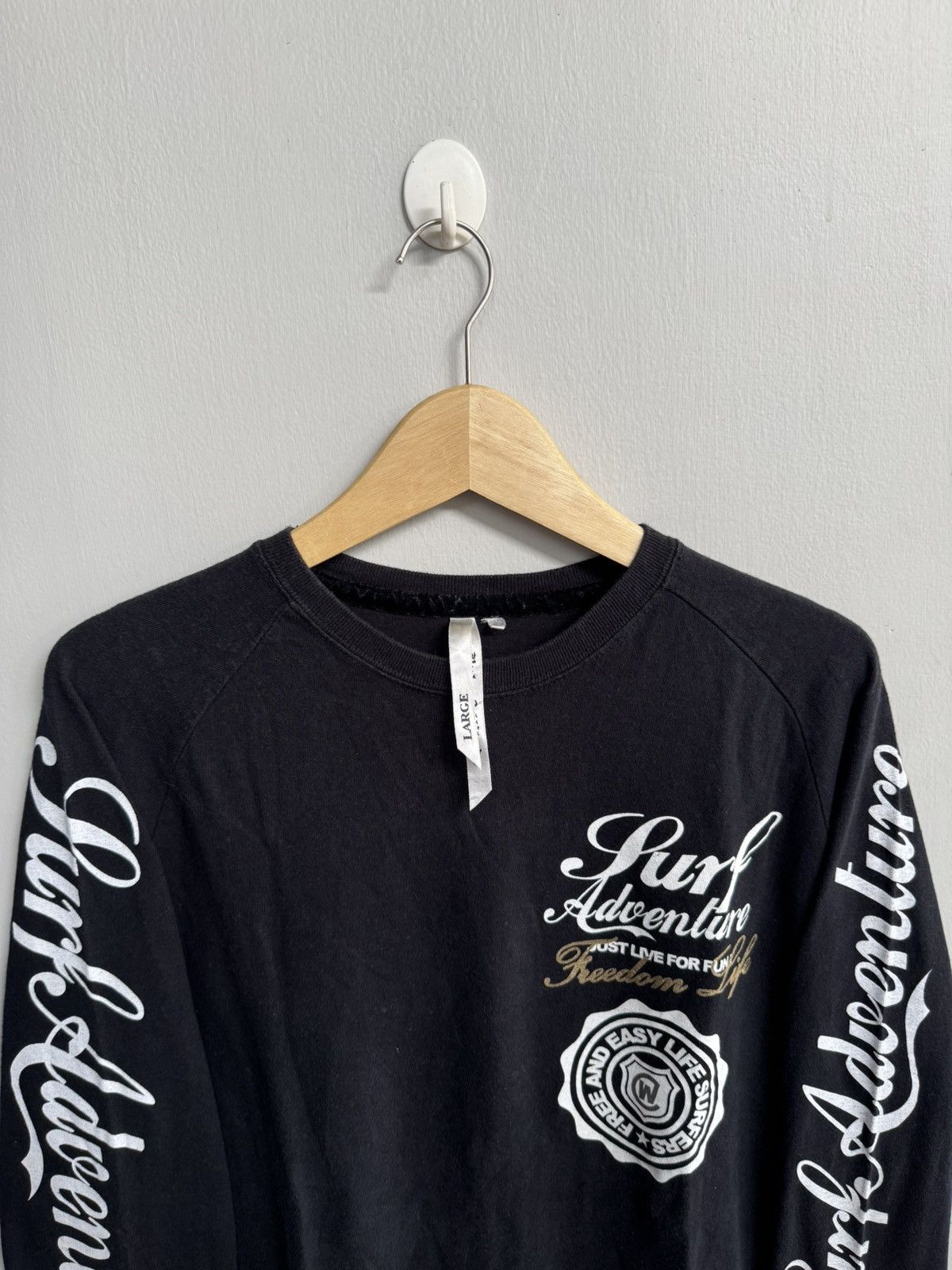 Japanese Brand VINTAGE JAPANESE Y2K BY RETRO ATTITUDE FREEDOM LIFE SHIRT Size US M / EU 48-50 / 2 - 2 Thumbnail