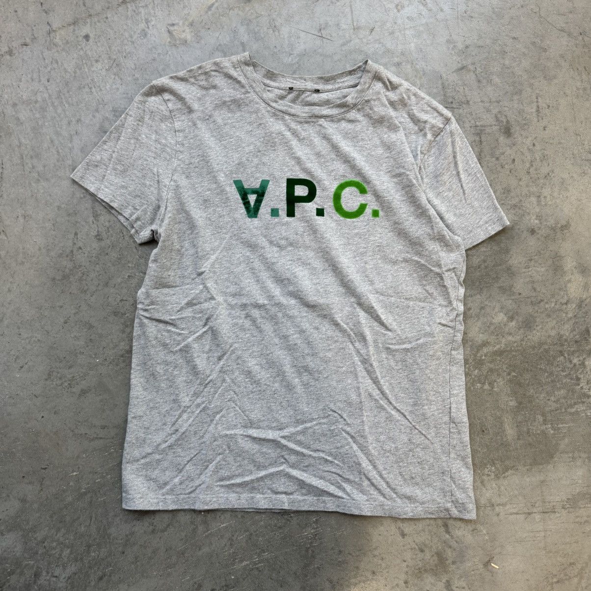 A.P.C. APC Felted Spellout Tee Size US S / EU 44-46 / 1 - 1 Thumbnail