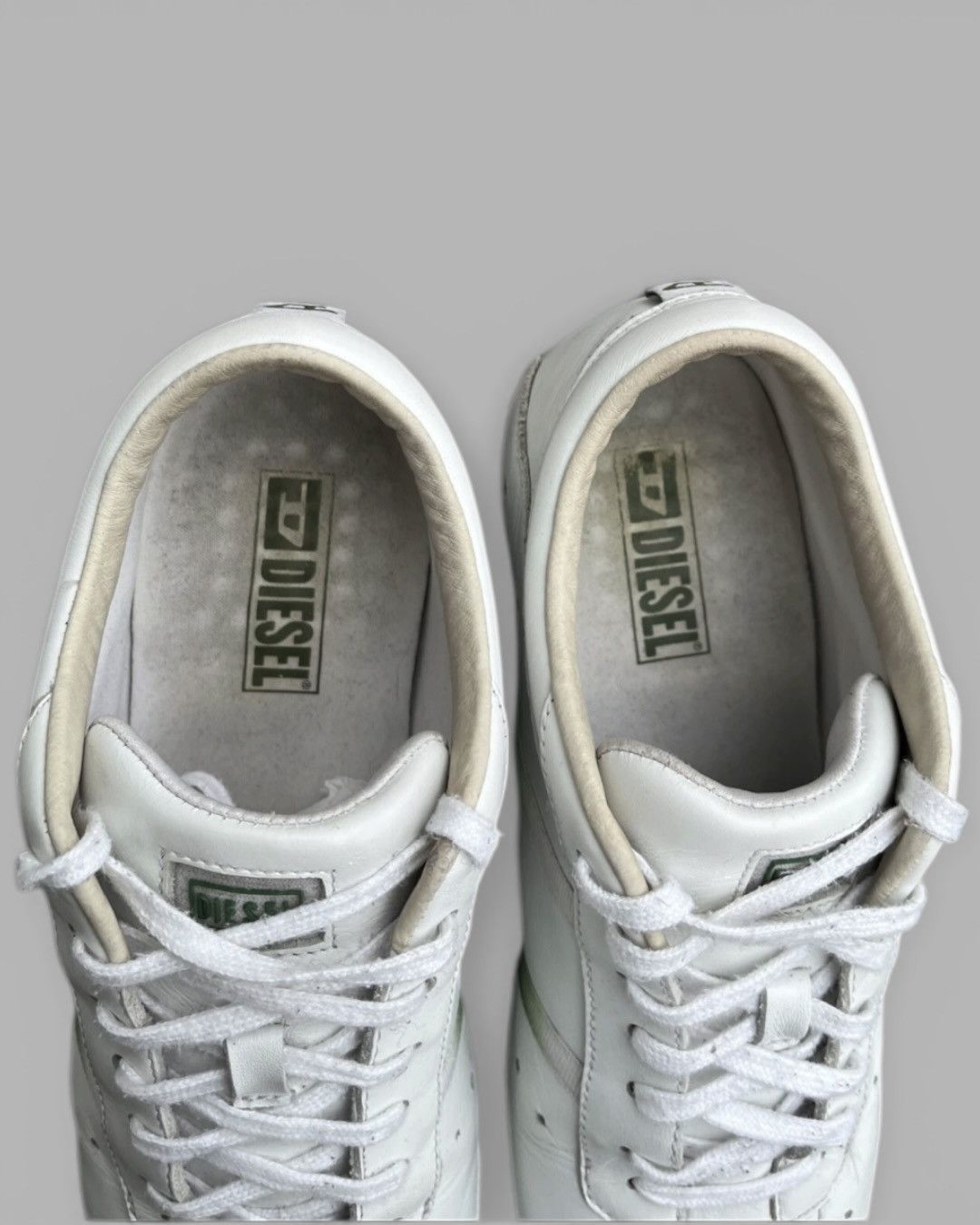 Diesel 🔥Vintage 2000’s DIESEL Low Top Leather Sneakers Size US 9 / IT 39 - 15 Thumbnail