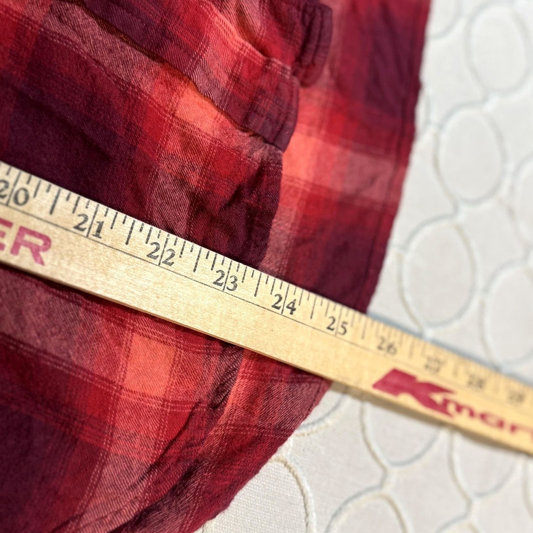 Gap VINTAGE Gap Pendleton Shirt Womens XS Red Plaid Button-Up Flannel Long Sleeve Pockets Size XS / US 0-2 / IT 36-38 - 5 Thumbnail
