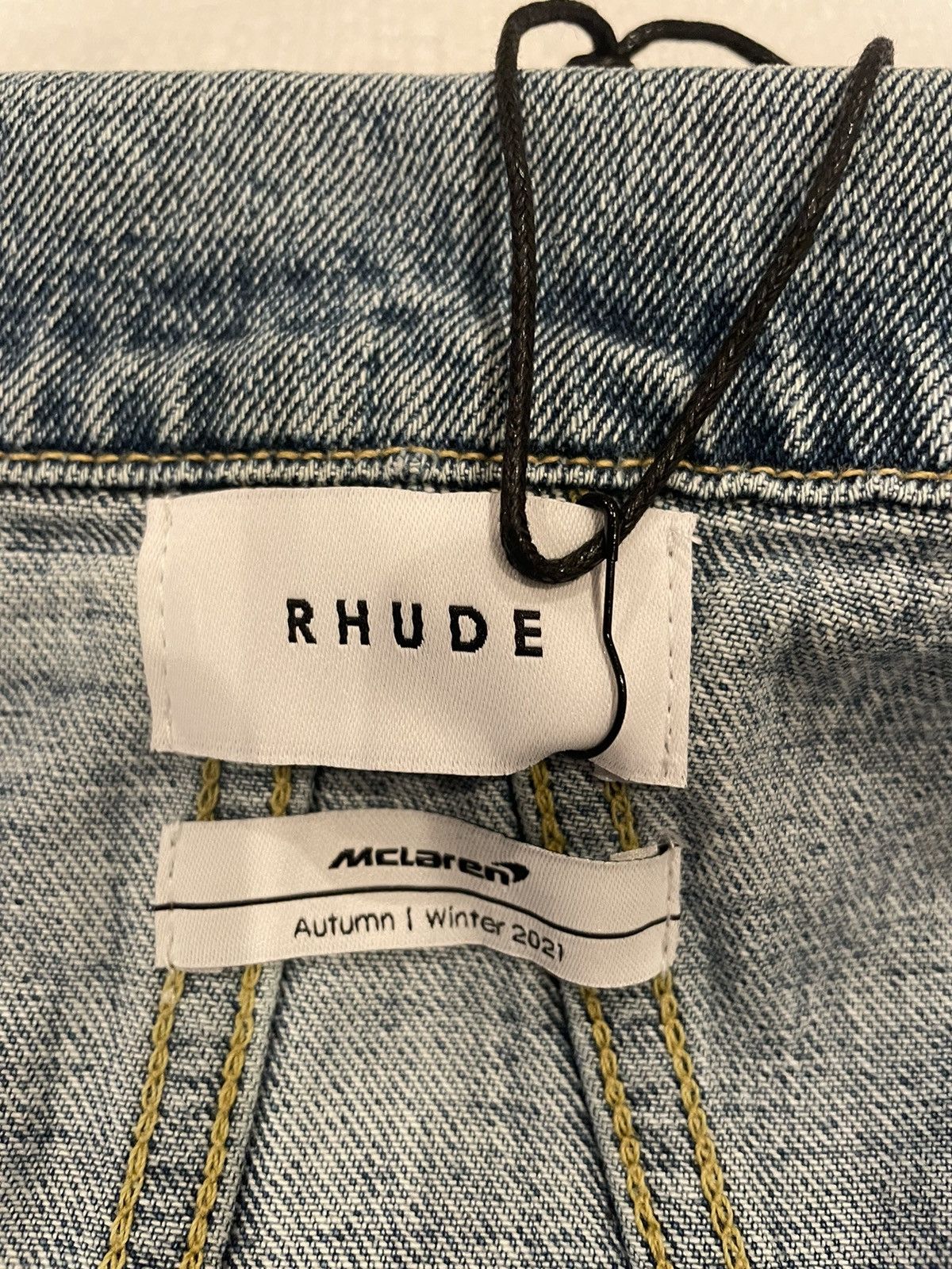 Rhude RhudexMcClaren Denim Jacket Size US M / EU 48-50 / 2 - 15 Thumbnail