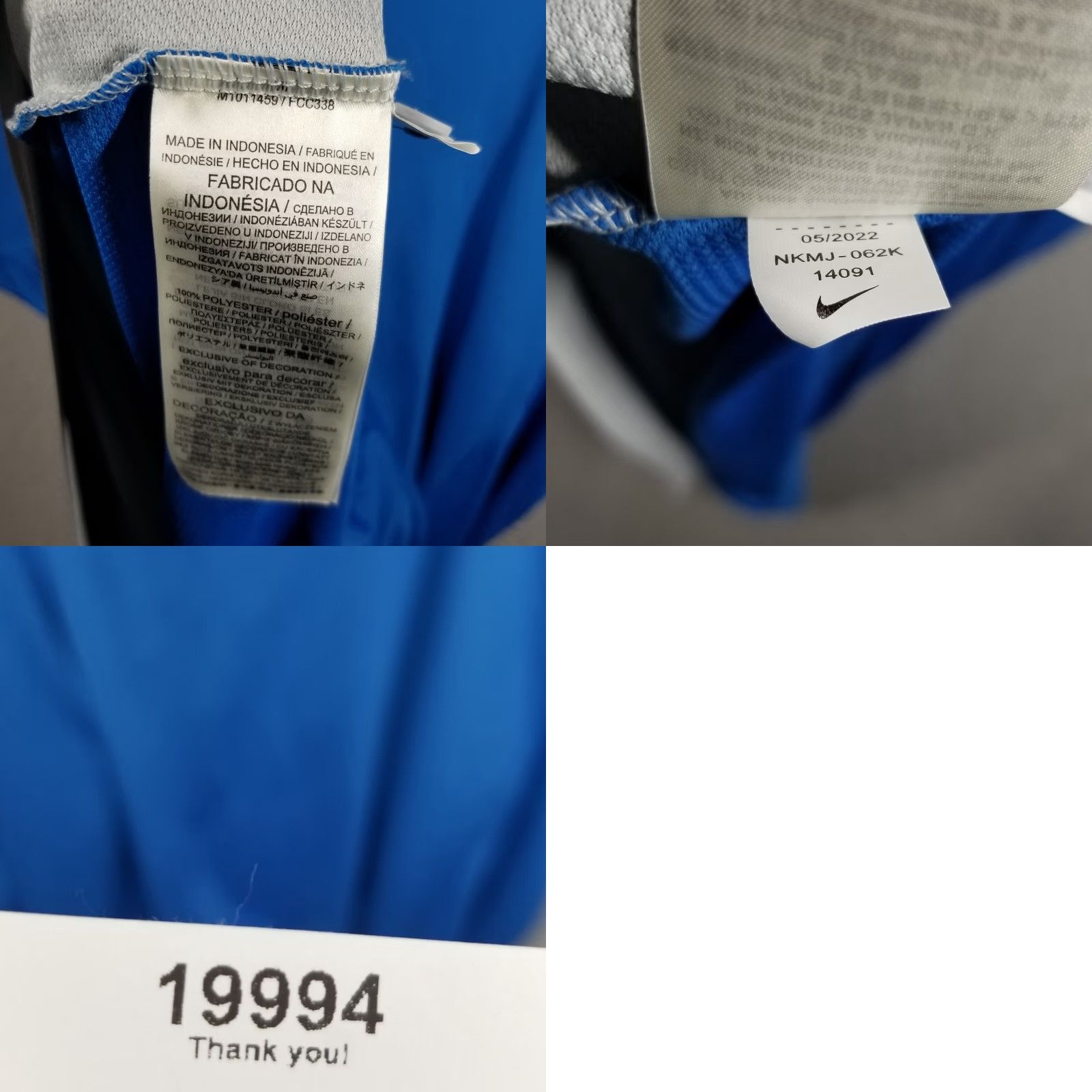 Nike Nike Golf Polo Shirt Adult 3XL Detroit Lions Dri-Fit Multicolor Short Sleeve Button Collar Sportswear Mens Size US XXL / EU 58 / 5 - 8 Thumbnail