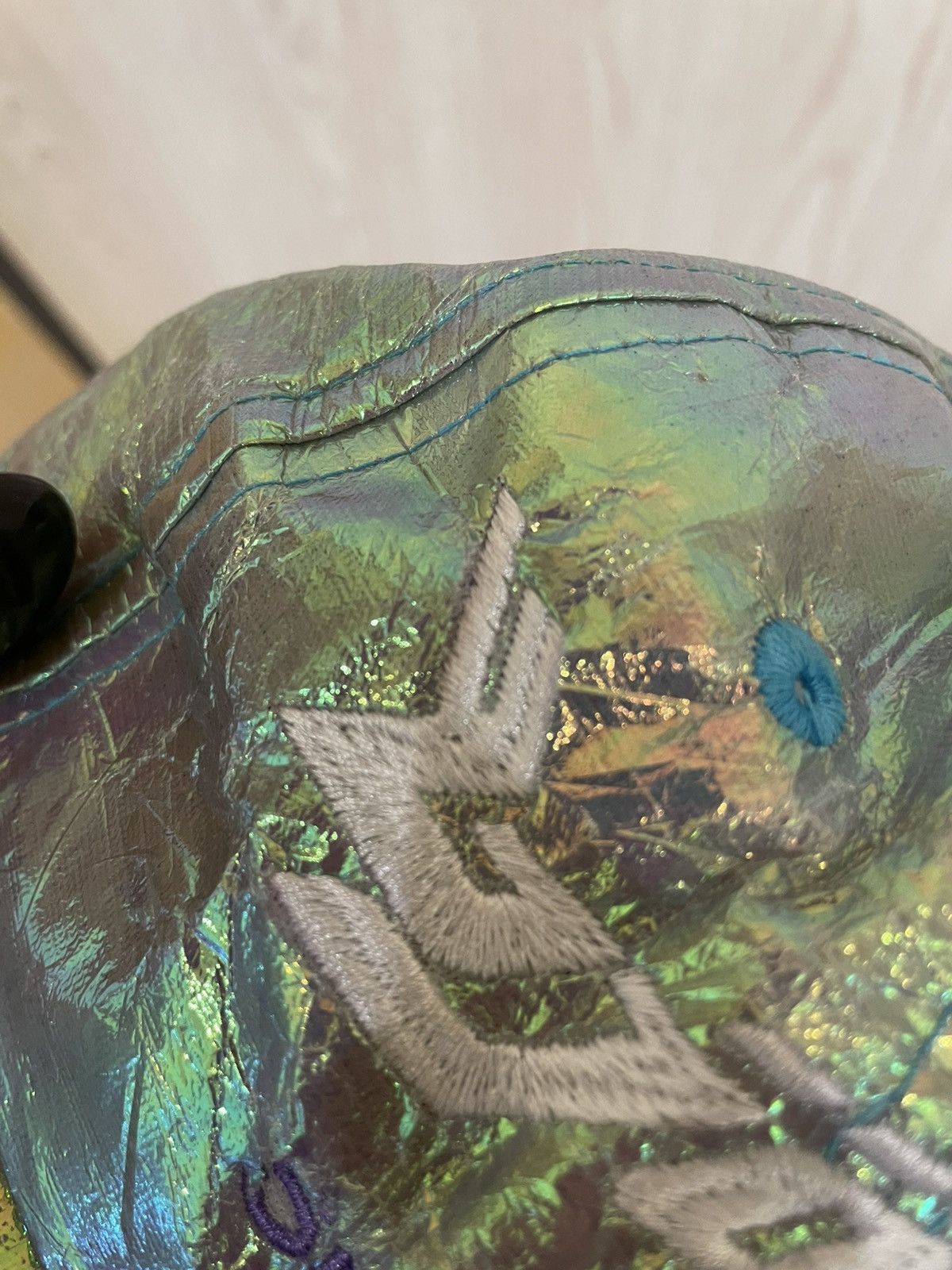 Hook-Ups VERY RARE Bjork Space Age Chameleon vintage cap hat Size ONE SIZE - 18 Thumbnail