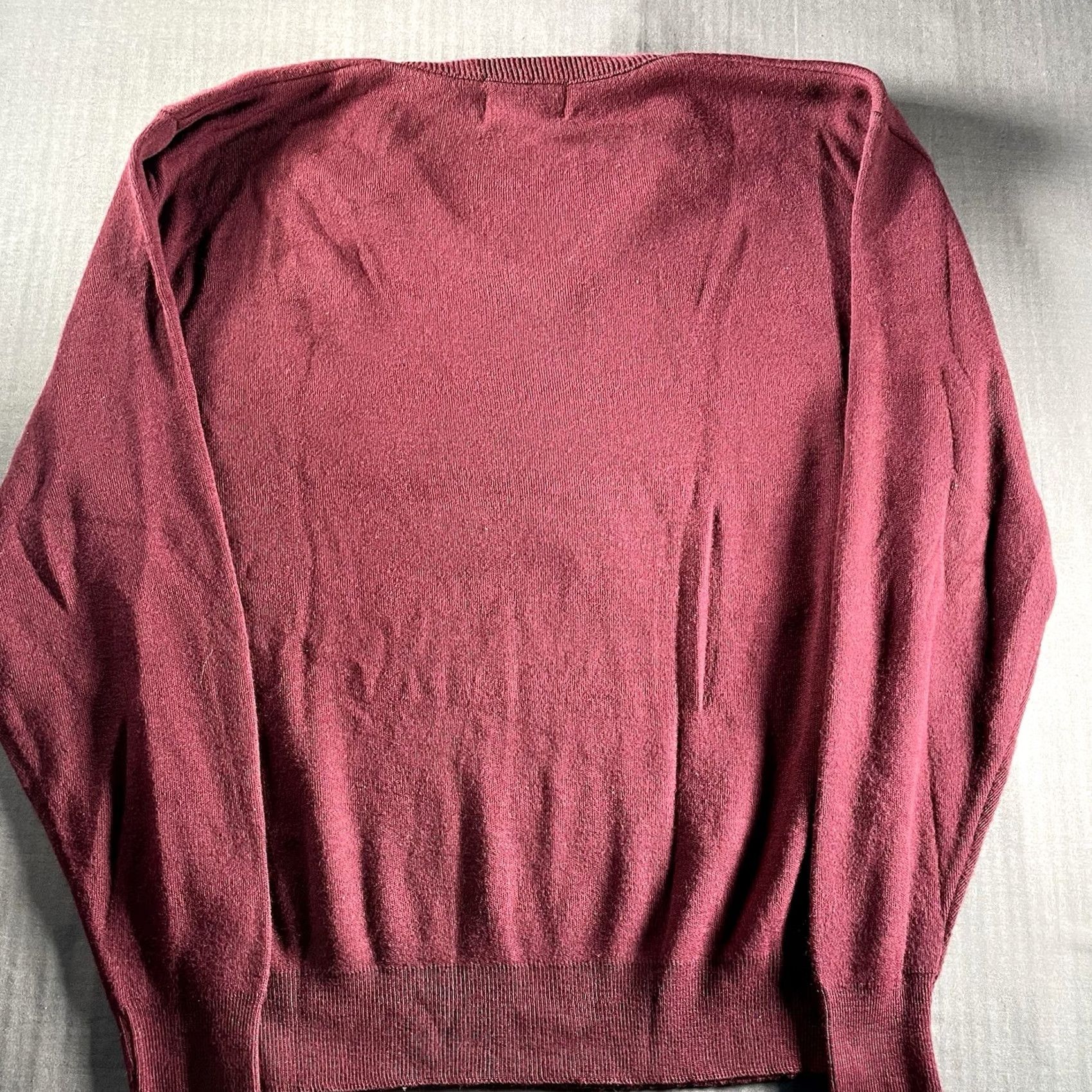 Vintage VINTAGE McBriar Chevrolet Sweater Mens Large Red Team Pasadena Pullover V-Neck Knit Acrylic 90s Mens Size US L / EU 52-54 / 3 - 6 Thumbnail