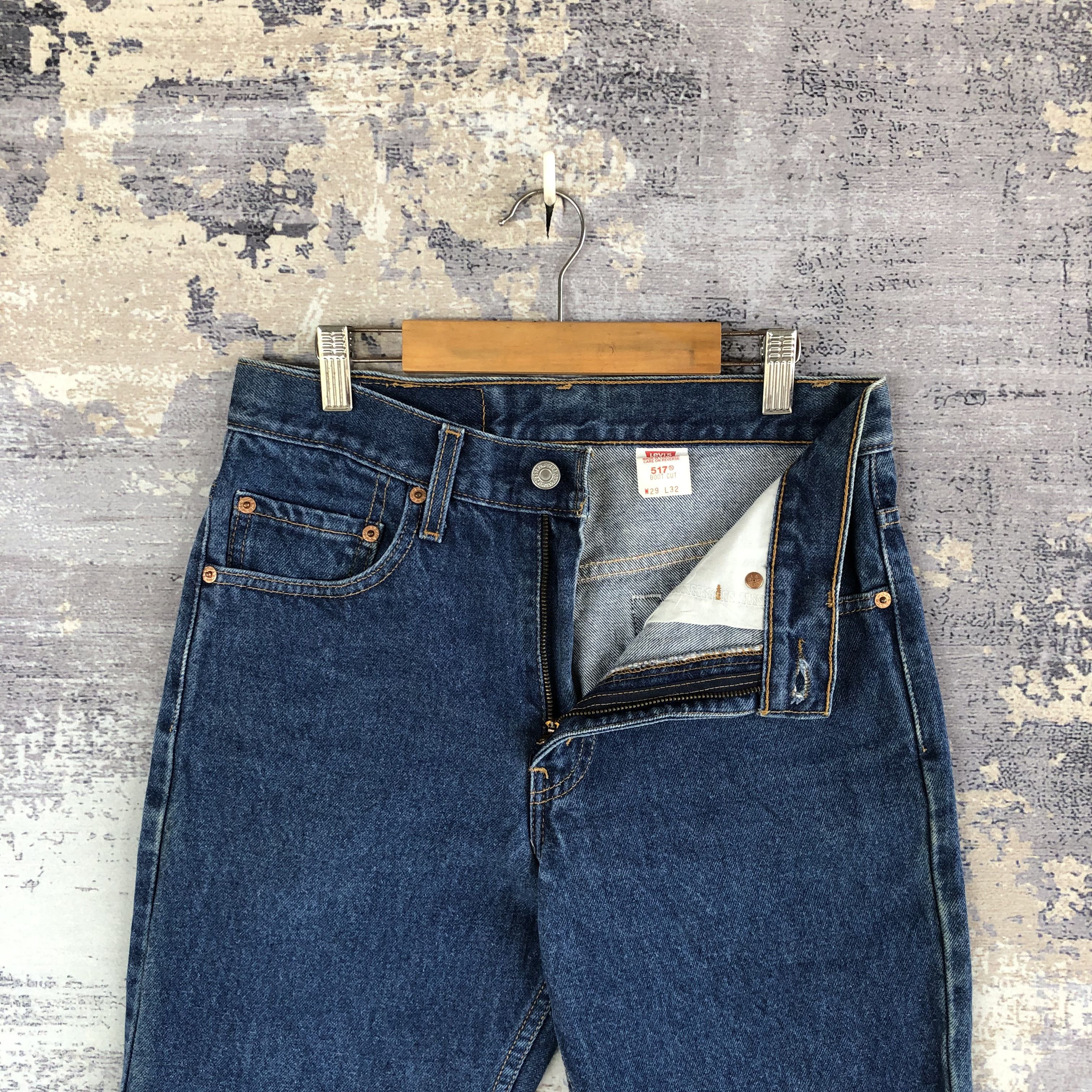 Levi's Vintage Levis 517 Flared Jeans Levi's Bell Bottom Blue Denim Size 26" / US 2 / IT 38 - 6 Thumbnail