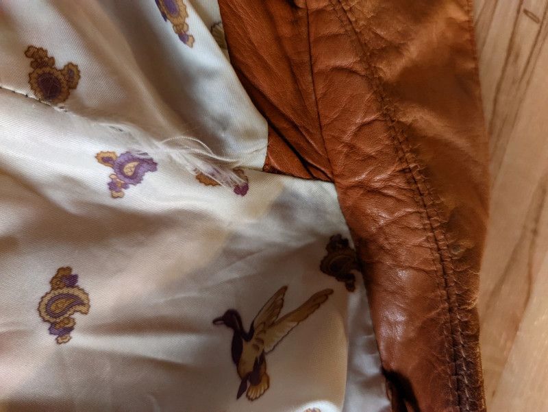 Vintage Albackens Light Brown Nubuck Leather Jacket Size US XL / EU 56 / 4 - 8 Thumbnail