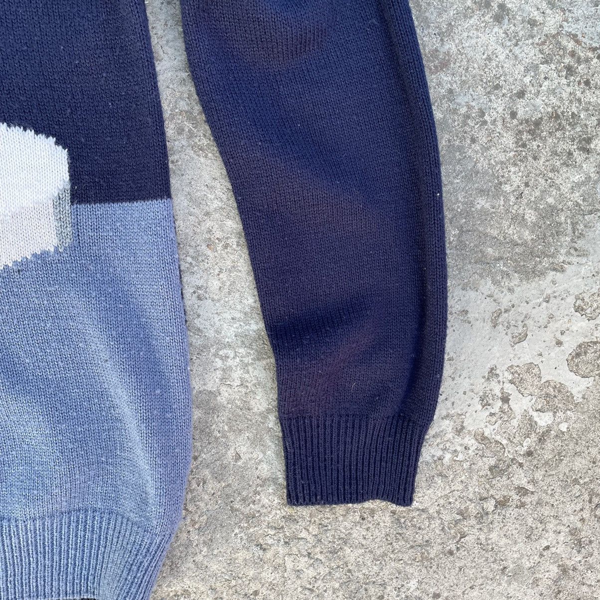 Vintage Vintage Knit Sweater Nort Police White Bear Logo Y2K 90s USA Size US M / EU 48-50 / 2 - 6 Thumbnail
