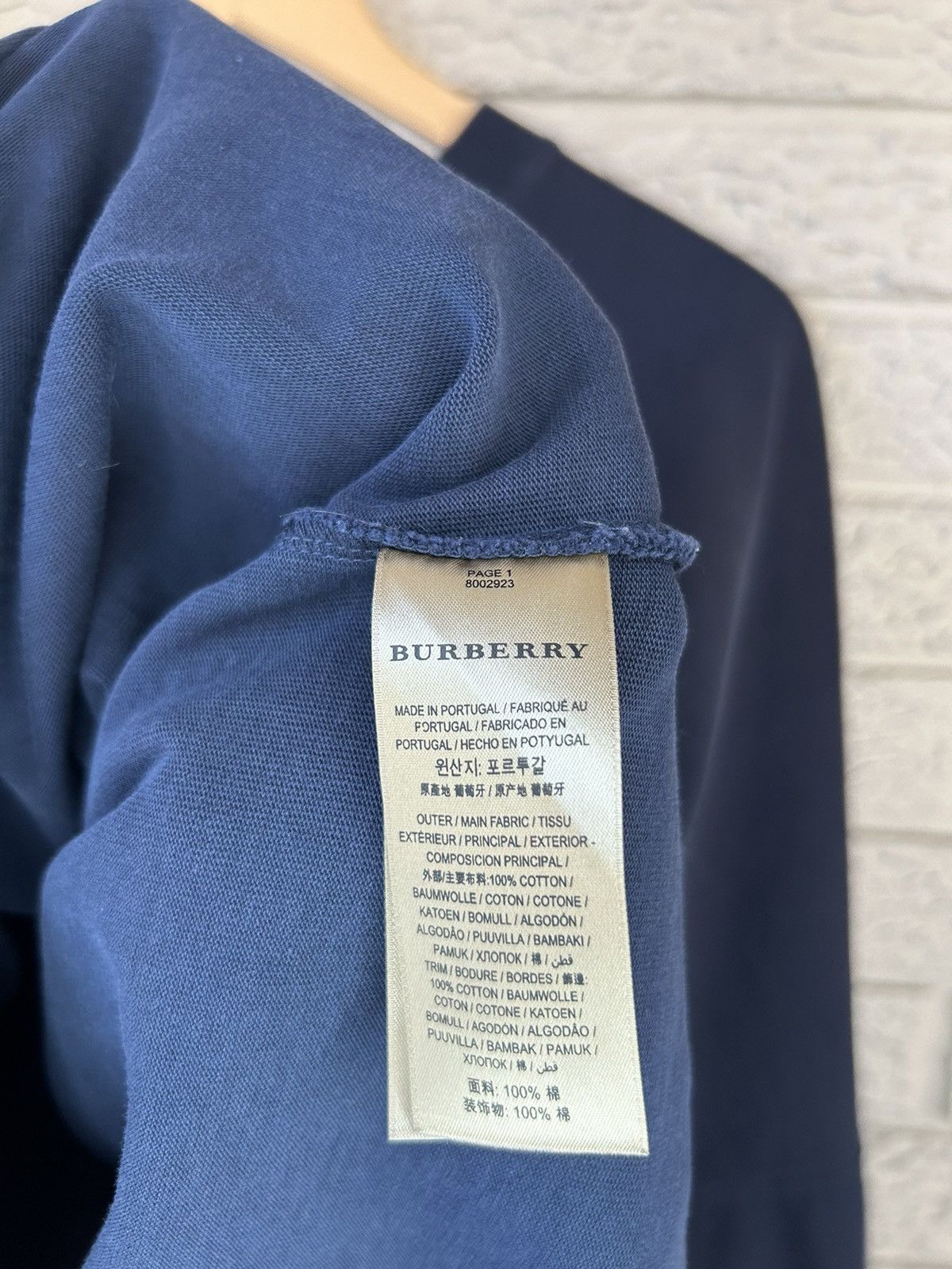 Burberry Burberry Big Logo Spell Out Long Sleeve Size US S / EU 44-46 / 1 - 9 Thumbnail