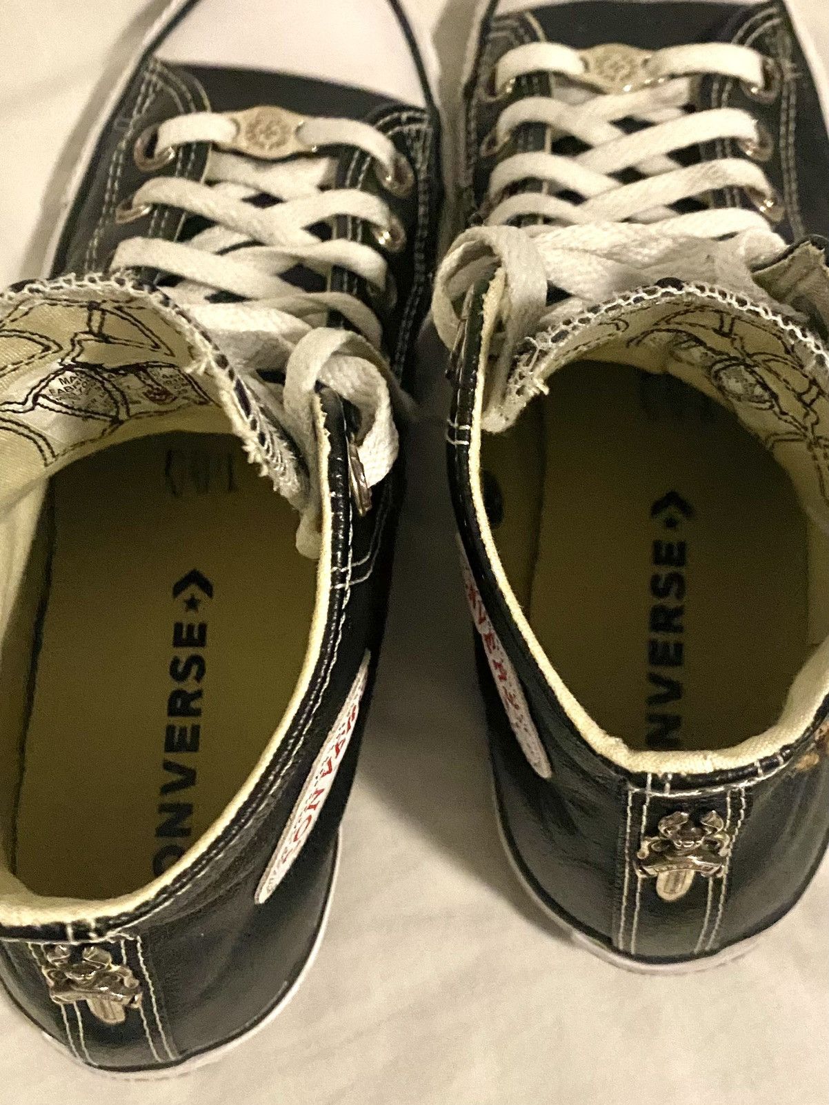 Chrome Hearts Chrome Hearts 1/1 Cheetah Patch Converse Size US 7 / EU 40 - 17 Thumbnail