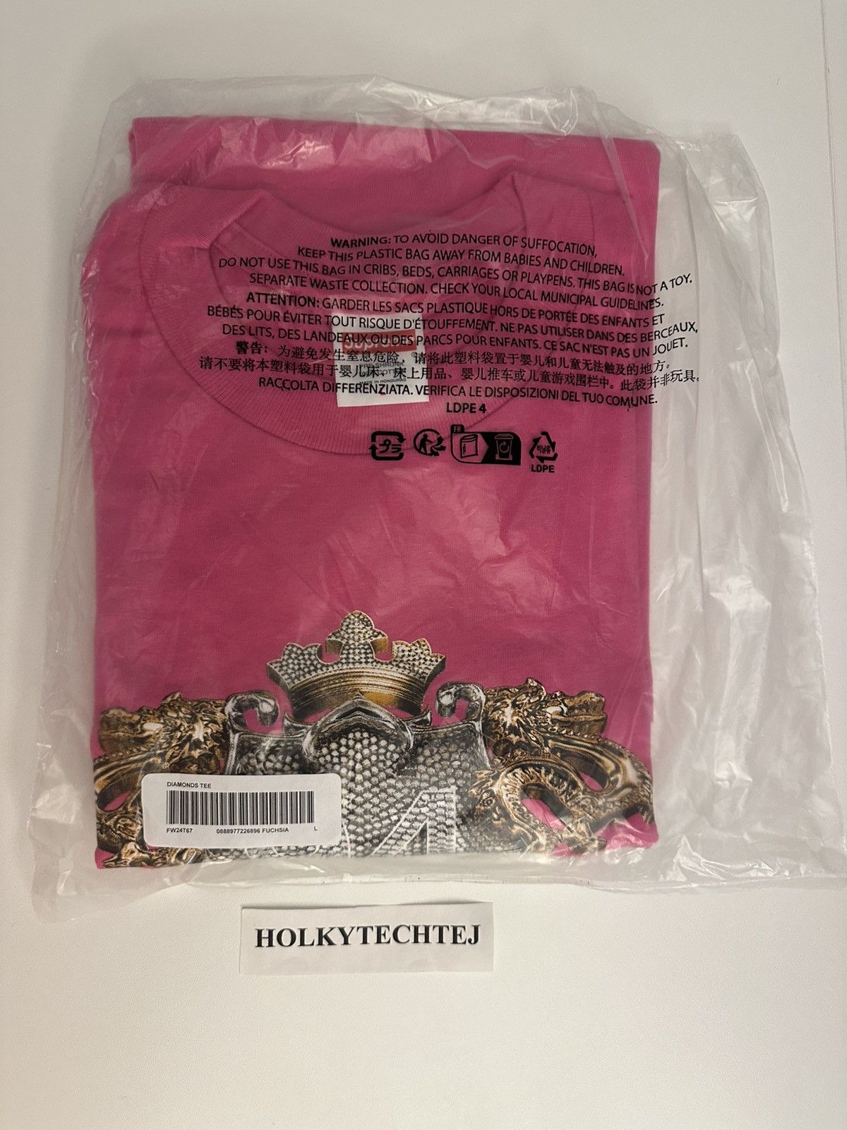 Supreme Supreme Diamonds Tee Size US L / EU 52-54 / 3 - 2 Thumbnail