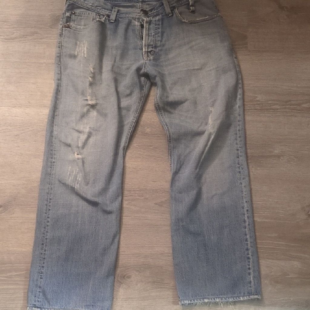 Other Sea Kay International Vintage Distressed Jeans Size 36x34 Size US 36 / EU 52 - 1 Thumbnail