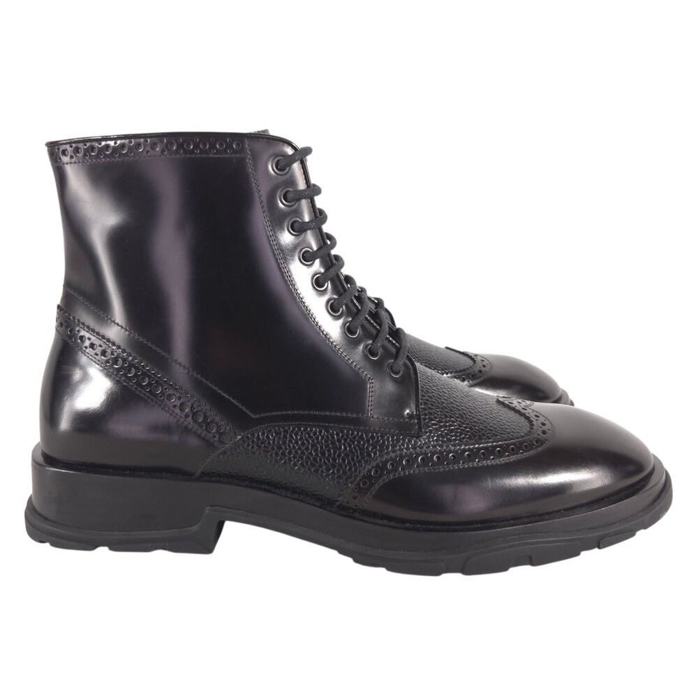Alexander McQueen Alexander McQueen Hybrid Brogue Lace Up Boots US 9 EU 42 Men Size US 9 / EU 42 - 4 Thumbnail