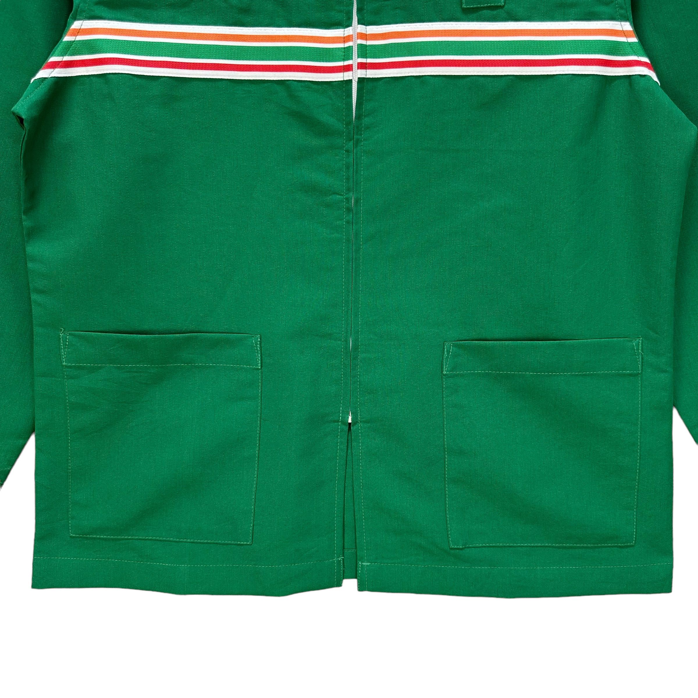 Japanese Brand 7 ELEVEN GREEN LONG SLEEVE UNIFORM WORK JACKET #9014-48 Size US S / EU 44-46 / 1 - 4 Thumbnail