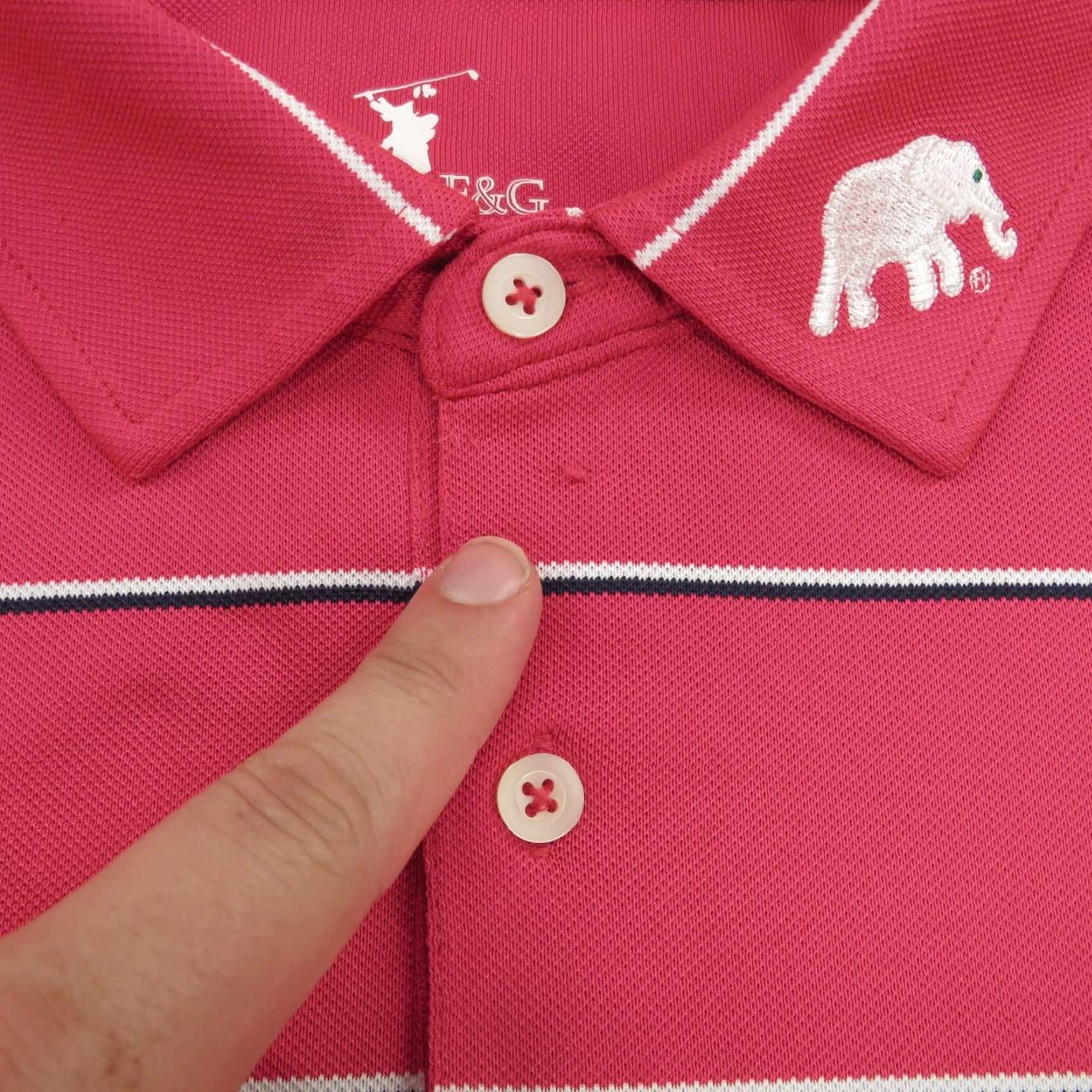 Vintage Tour Issued Polo Men XL Fairway & Greene Shirt Performance Tech Sponsor Shirt Polo Men XL Pink Sports USA Dicky Pride Mens Size US XL / EU 56 / 4 - 6 Thumbnail