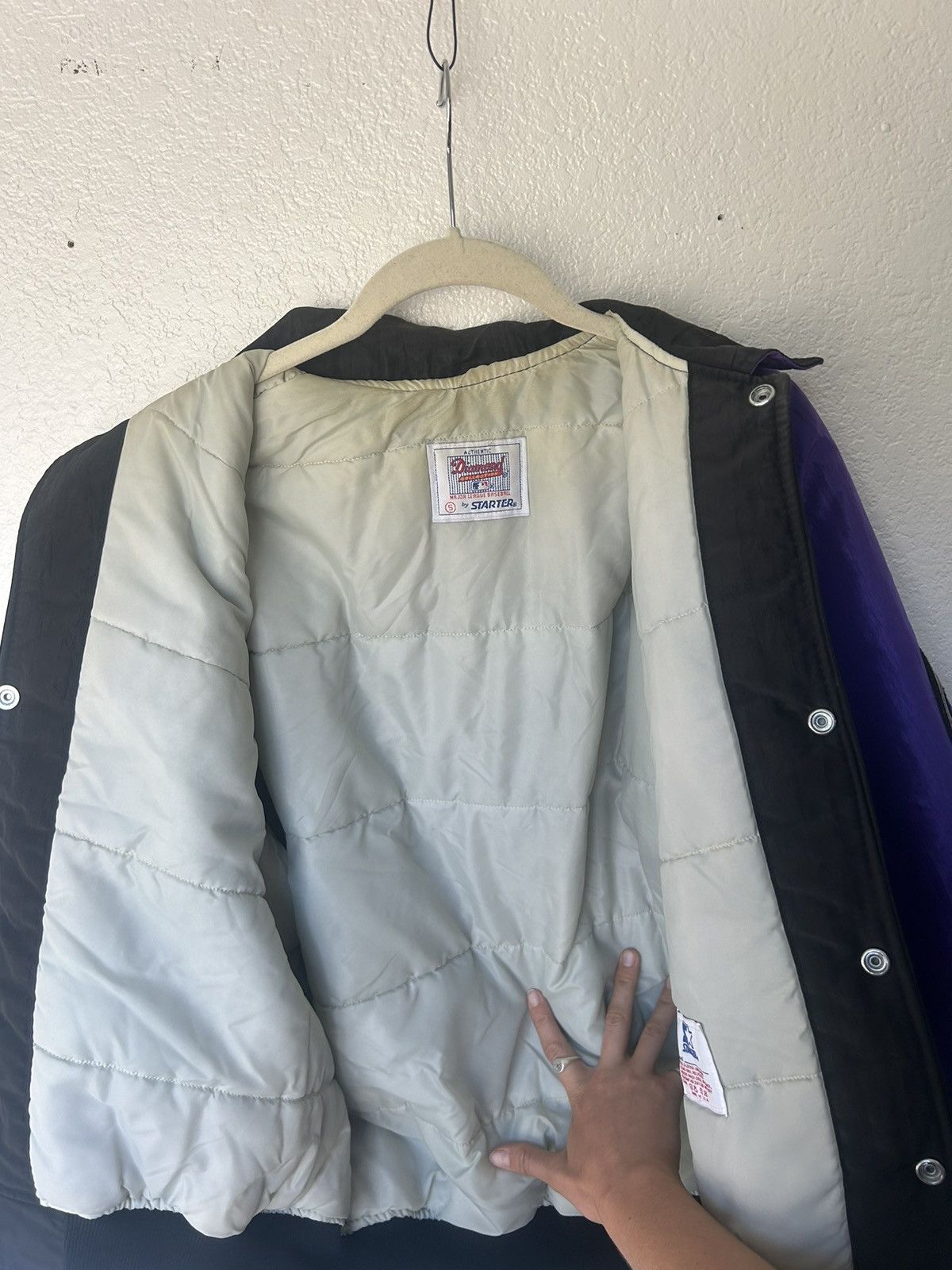 Starter Rare find Colorado Rockies 90s bomber varsity jacket Size US S / EU 44-46 / 1 - 5 Thumbnail