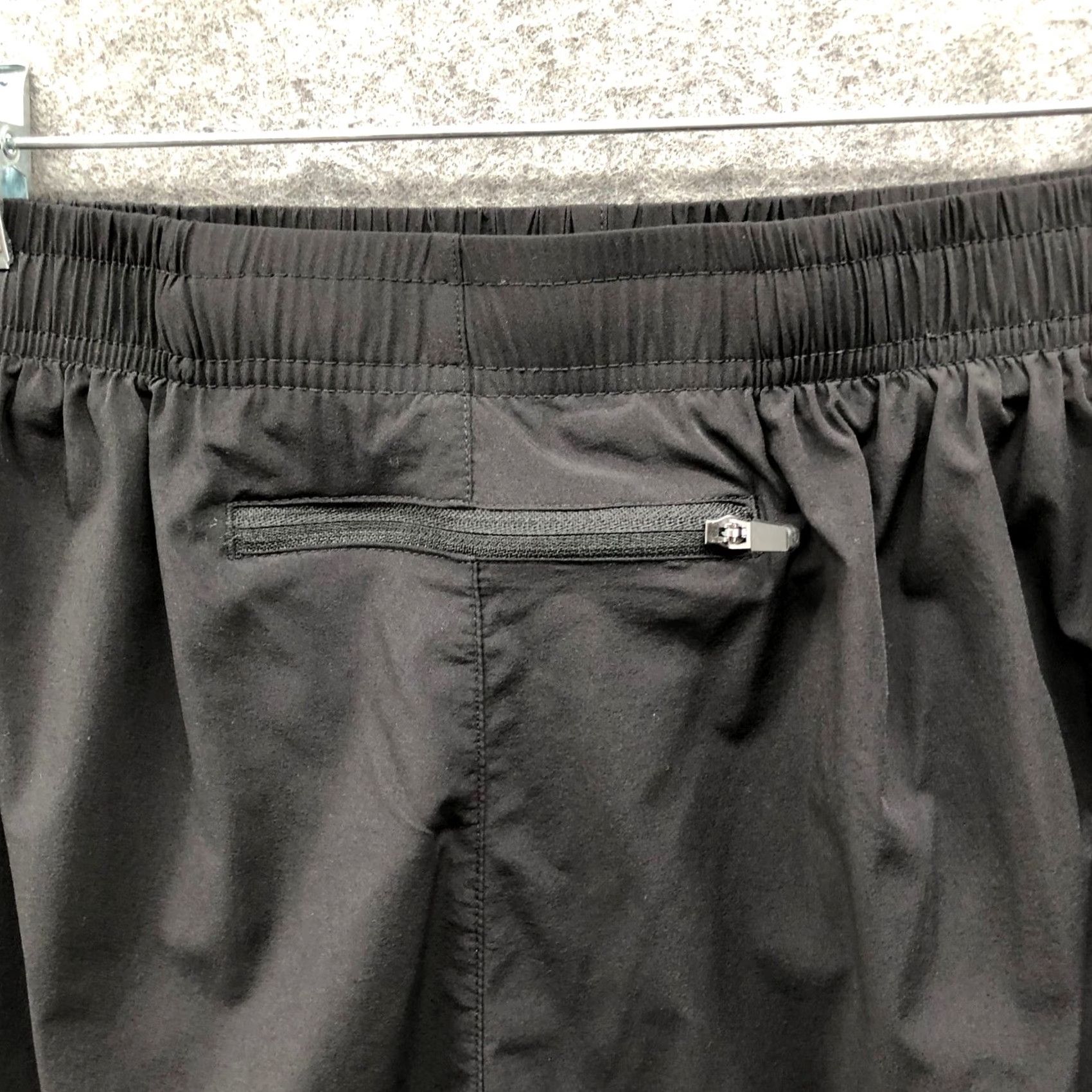 Vintage Pudolla 2-in-1 Running Shorts Mens L Black 9" Inseam Athletic Gym Size US 33 - 4 Thumbnail