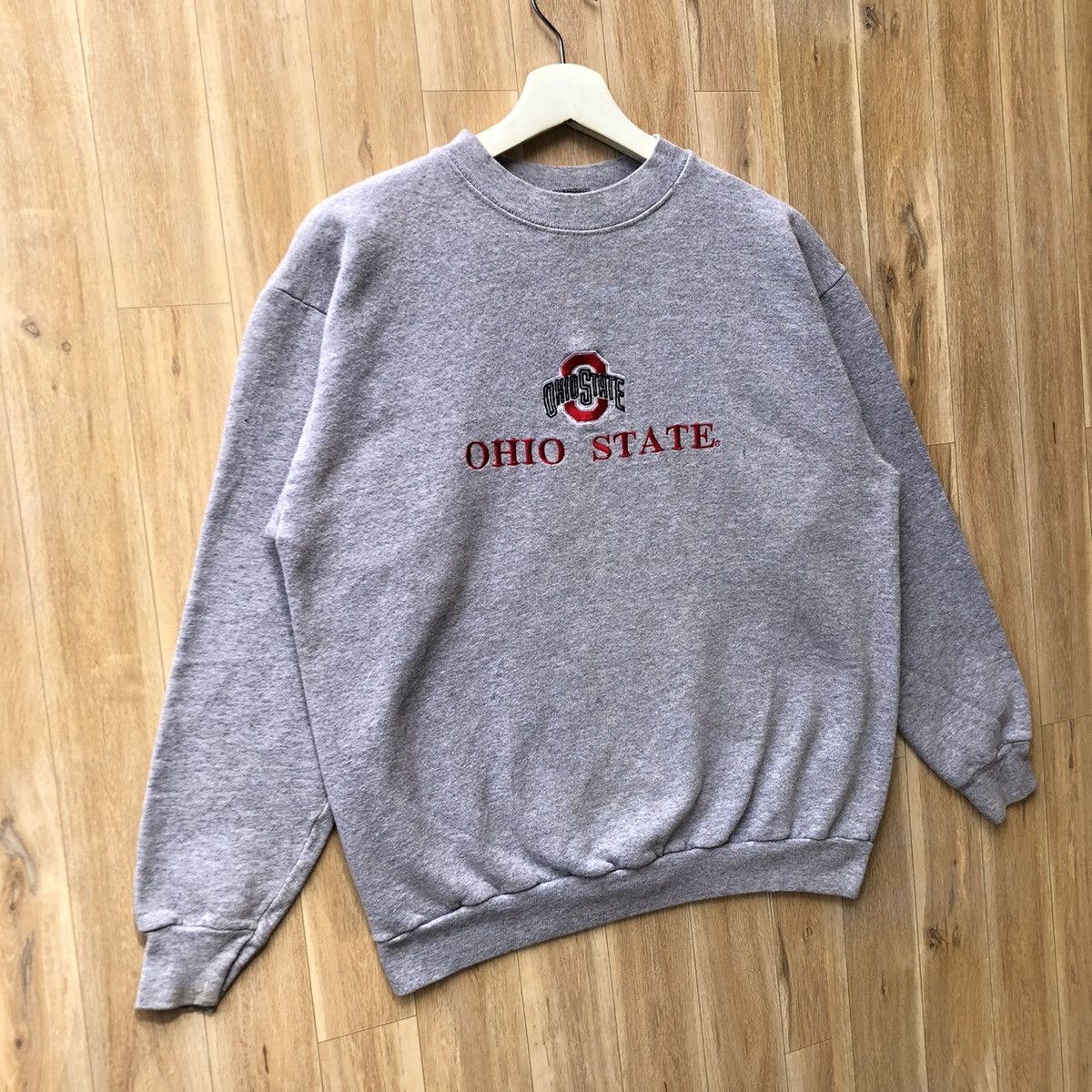 Vintage Vintage Ohio State Buckeyes University Pullover Sweatshirt Size US M / EU 48-50 / 2 - 2 Thumbnail
